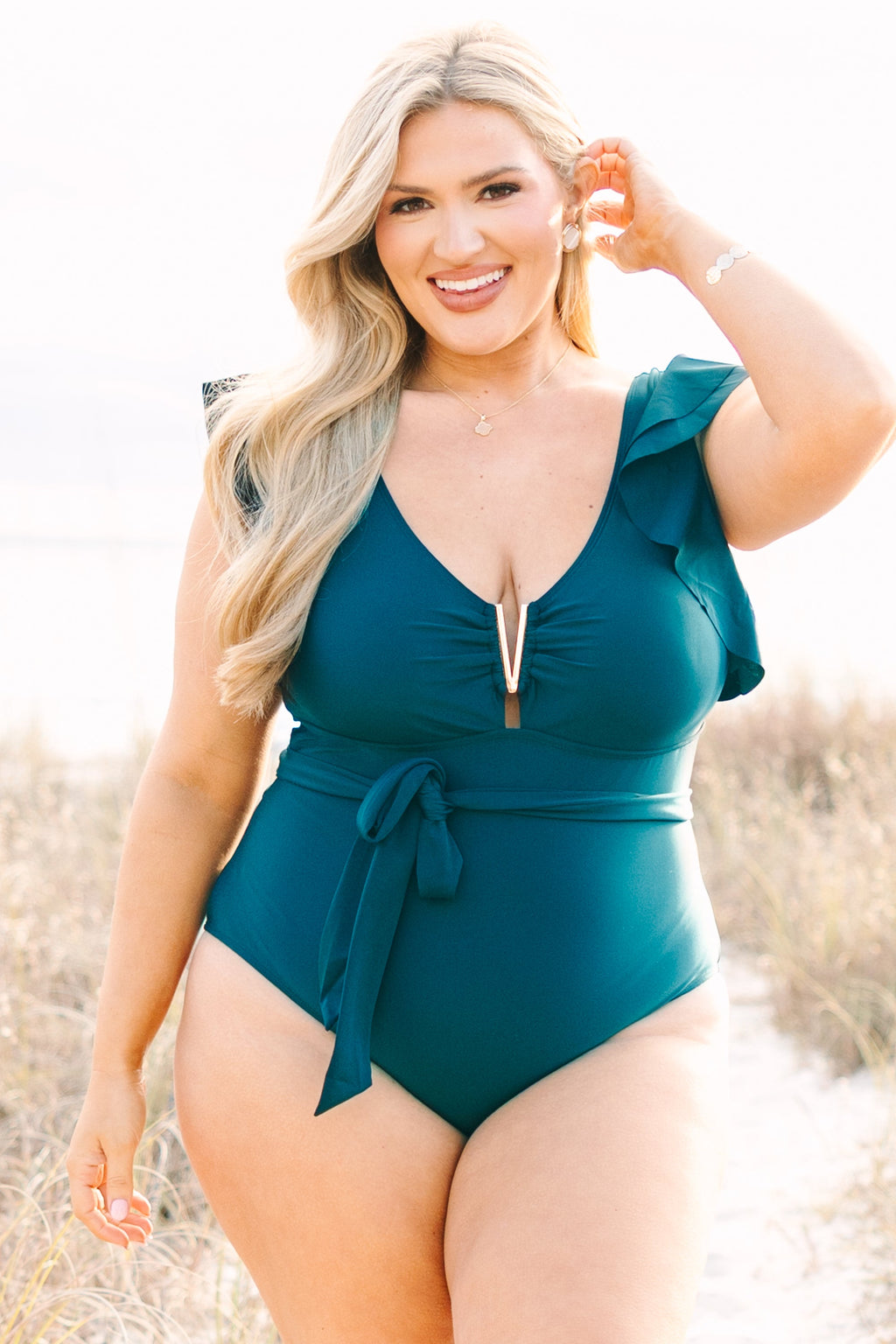 Beach Beauty Swimsuit, Teal