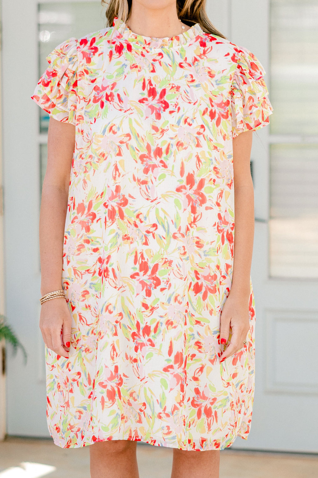 Reset In Roma Dress, Red