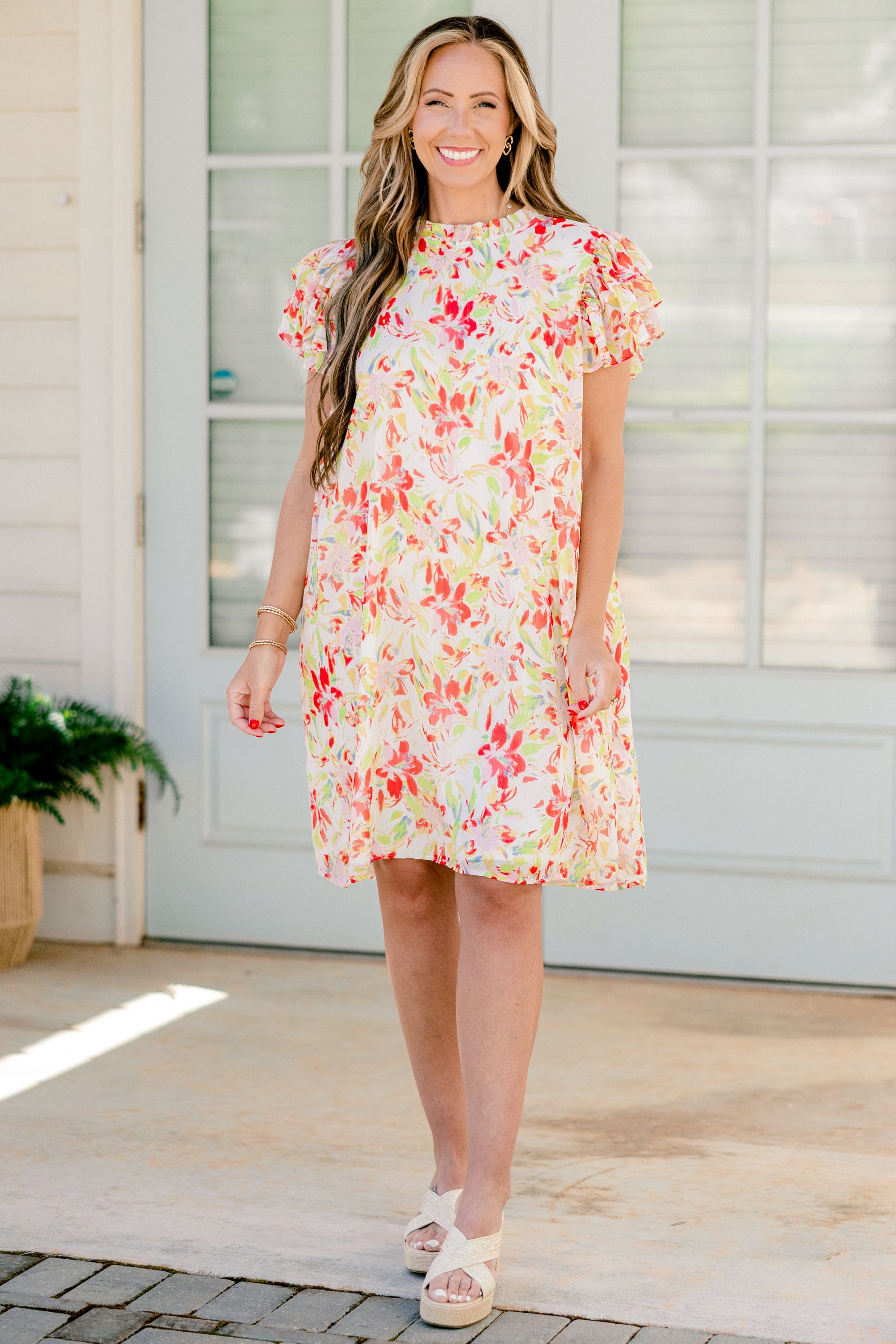 Reset In Roma Dress, Red