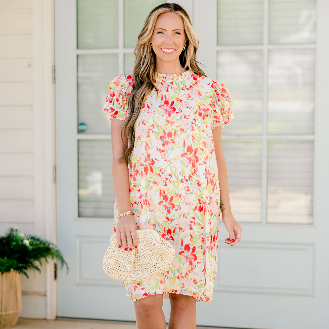 Reset In Roma Dress, Red
