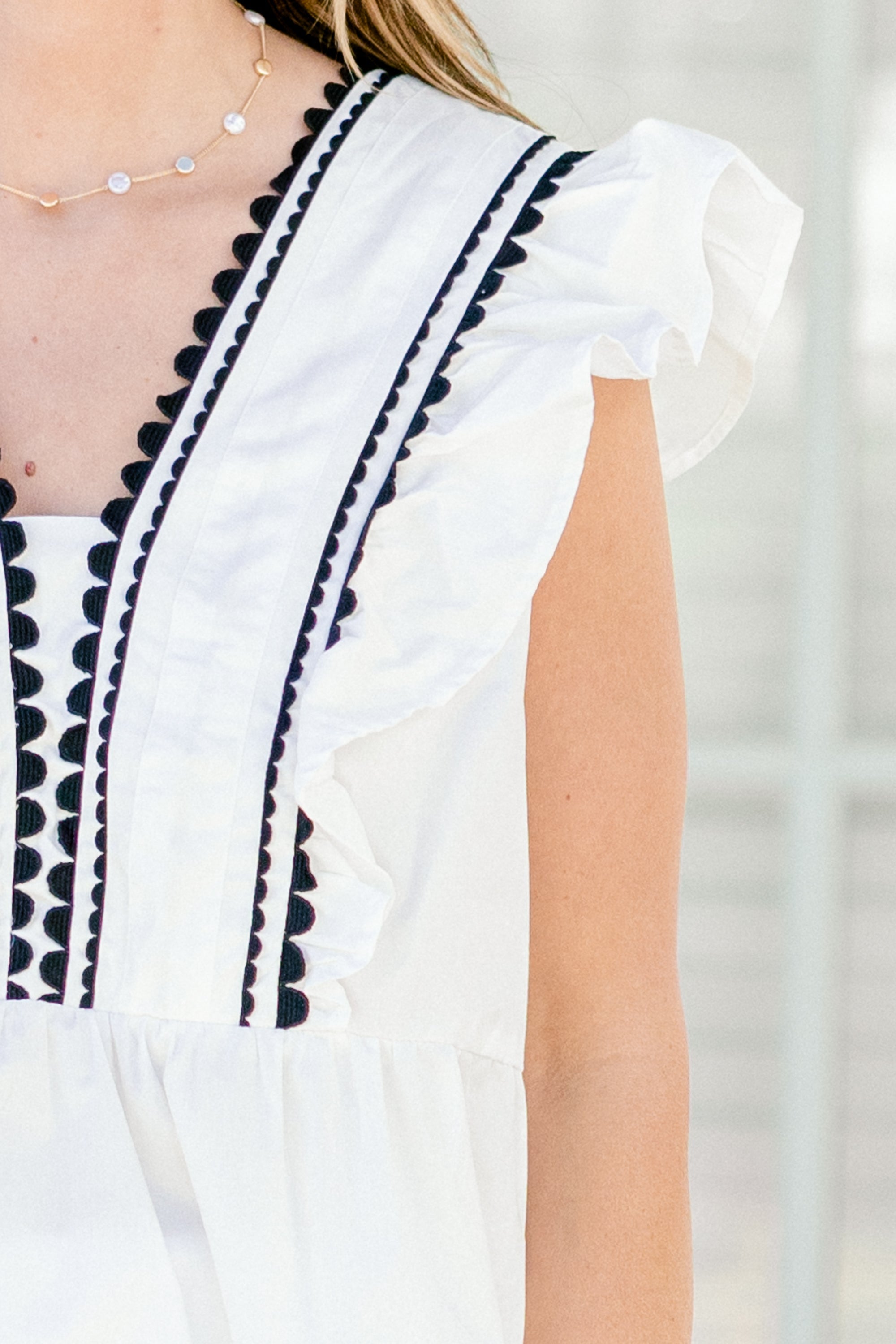 Back In Bloom Top, White