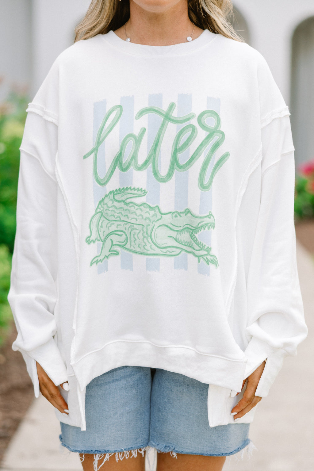 Later Gator Comfy Crew, Ivory