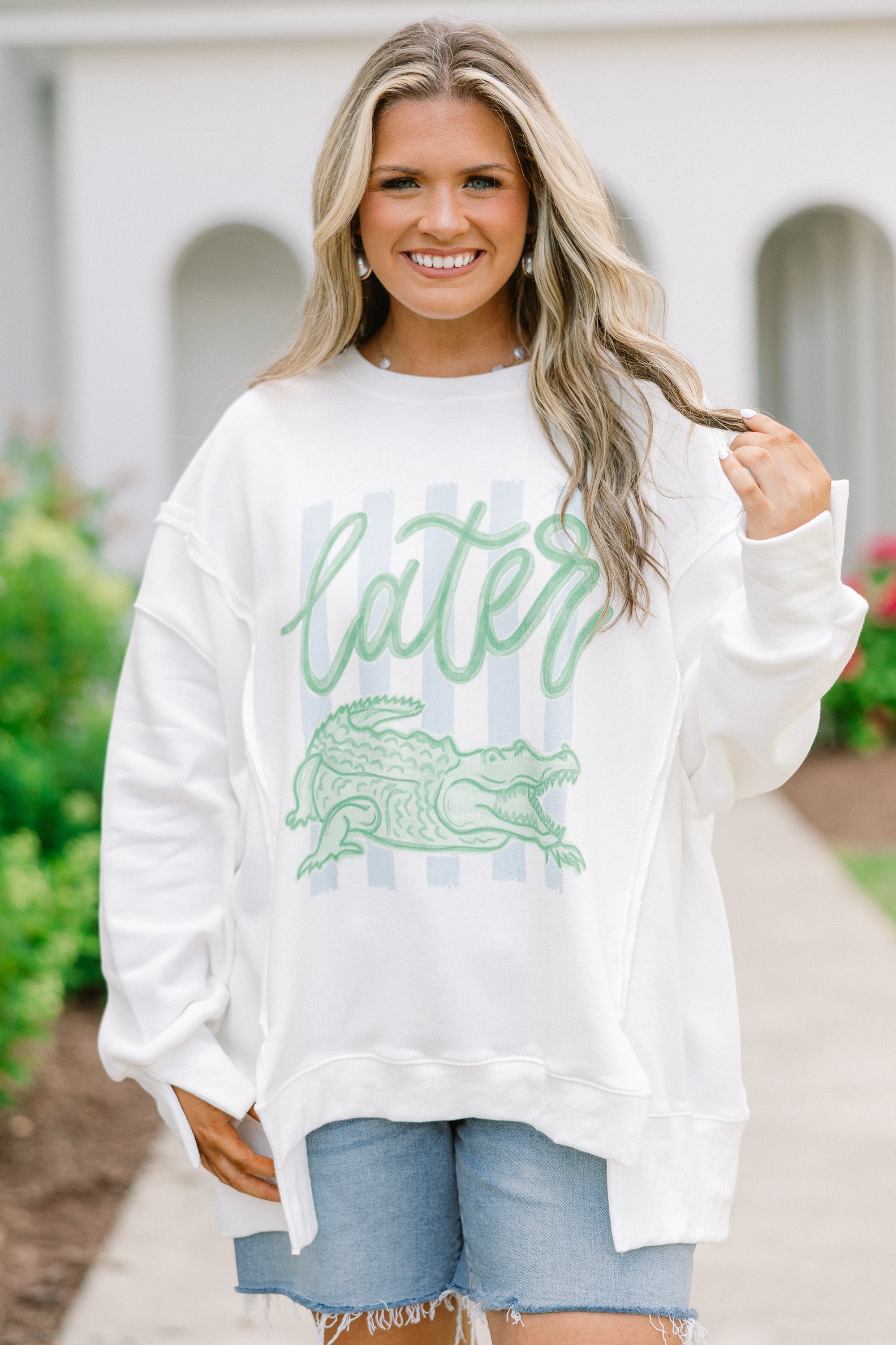 Later Gator Comfy Crew, Ivory