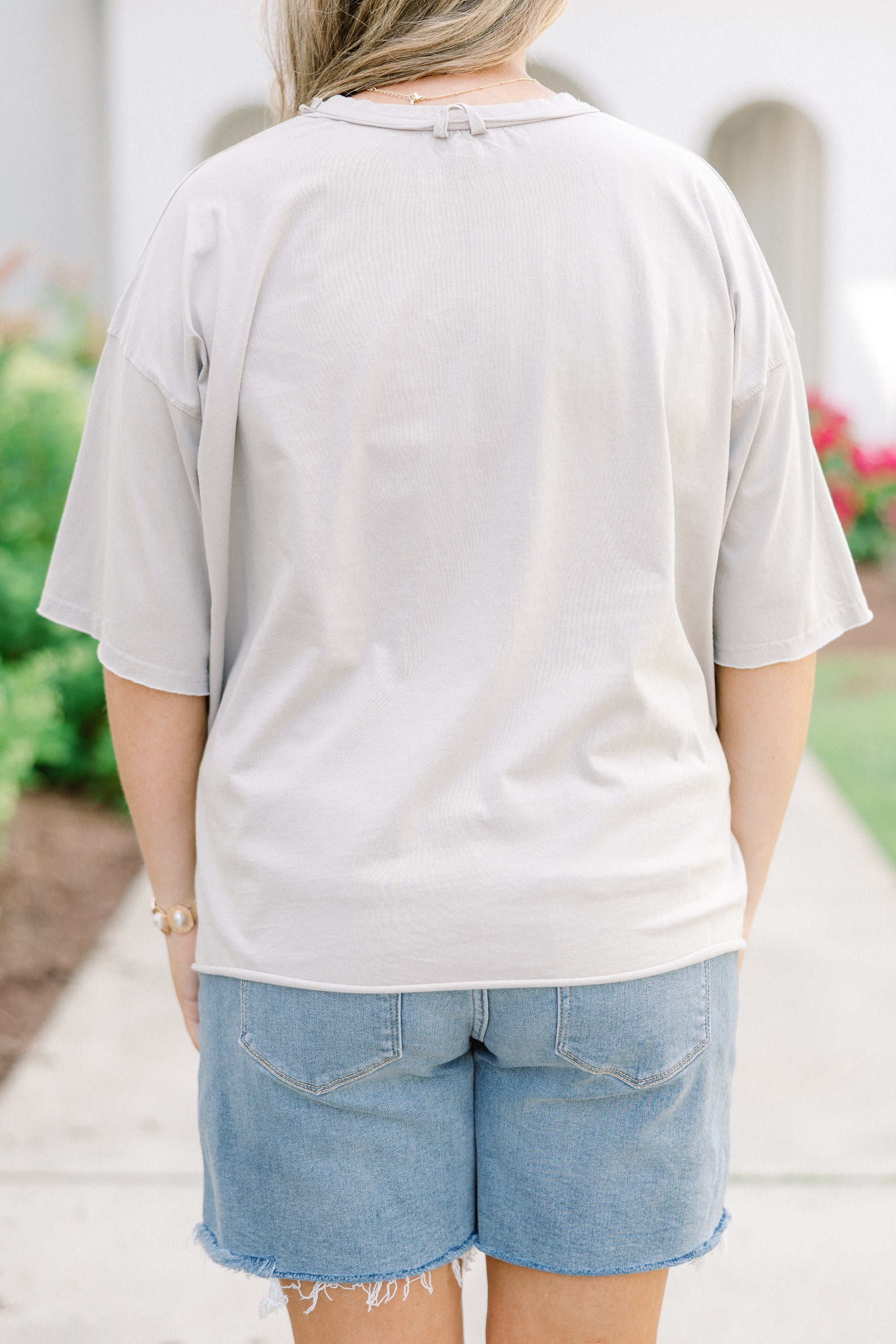 Wild In The USA Vintage Wash Tee, Stone
