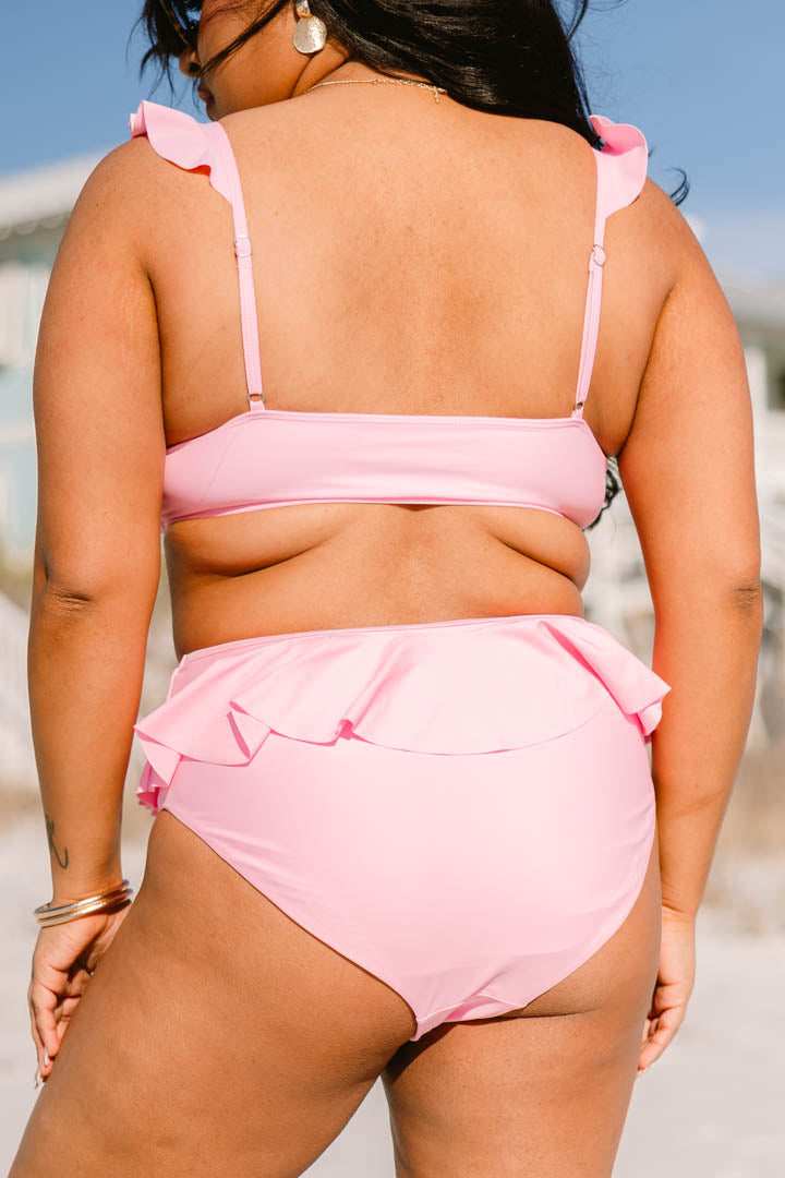 Sugar Sands Swim Top, Pink