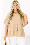 A Rosy Smile Top, Brown