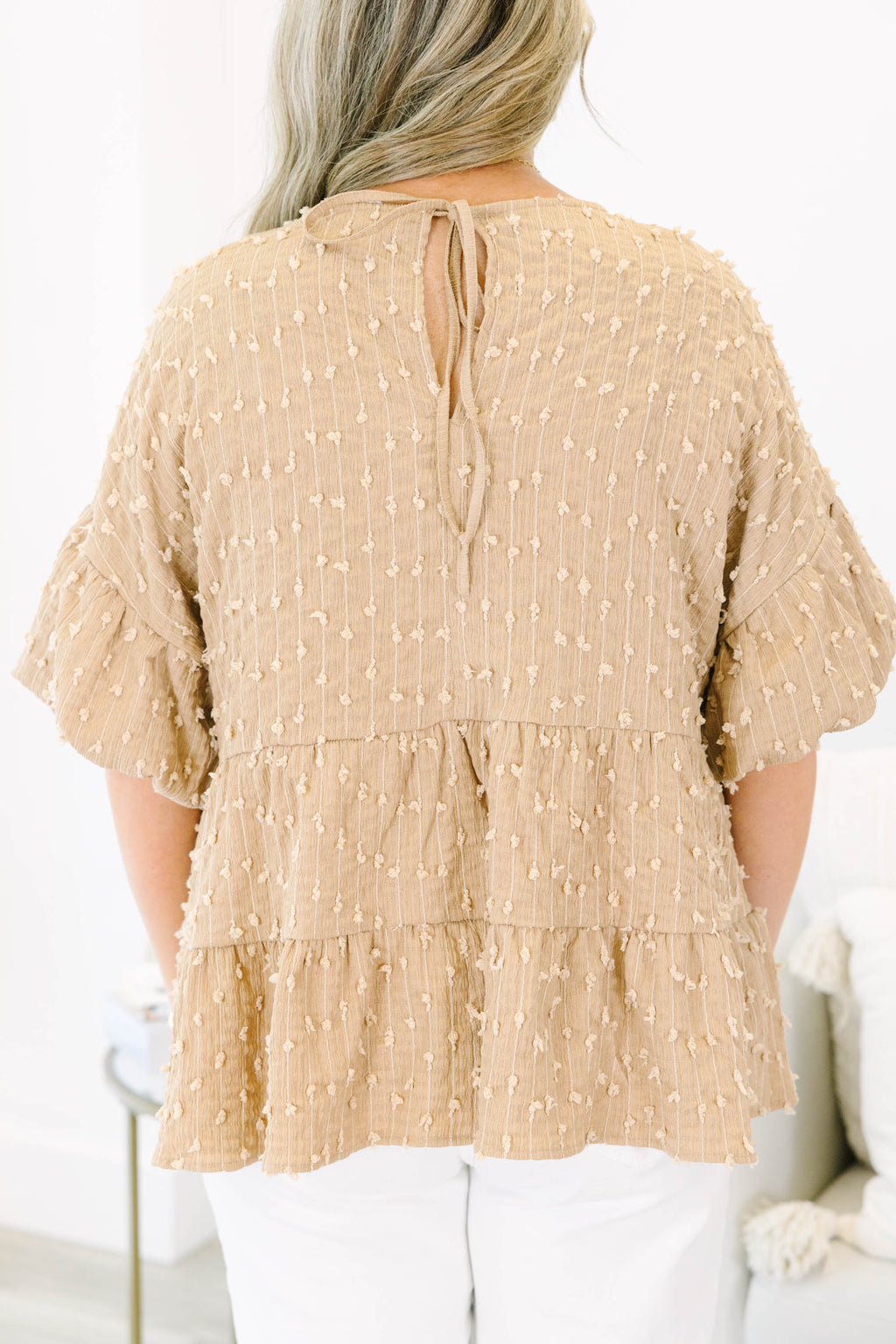 A Rosy Smile Top, Brown