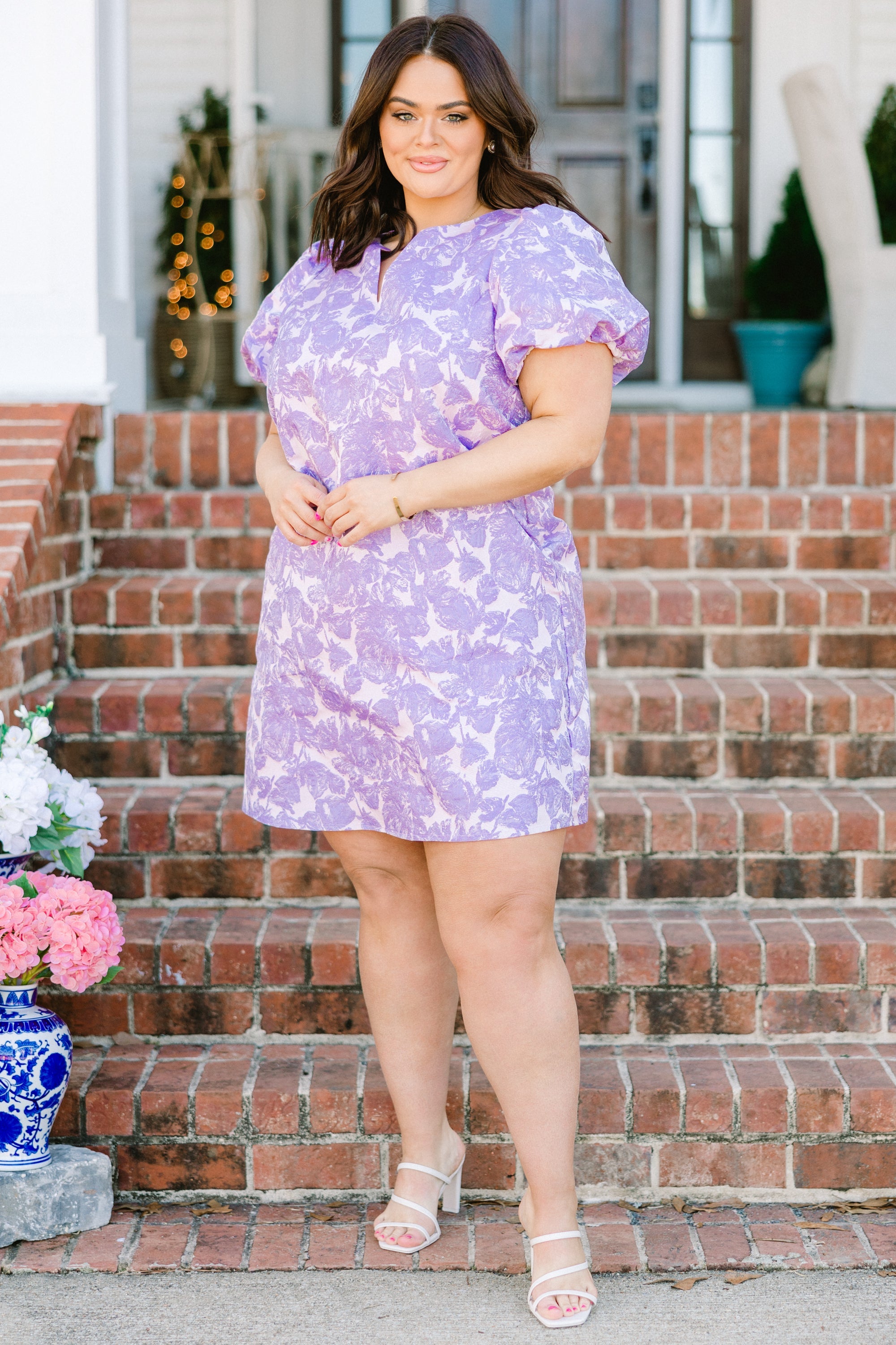 A Springtime Waltz Dress, Purple