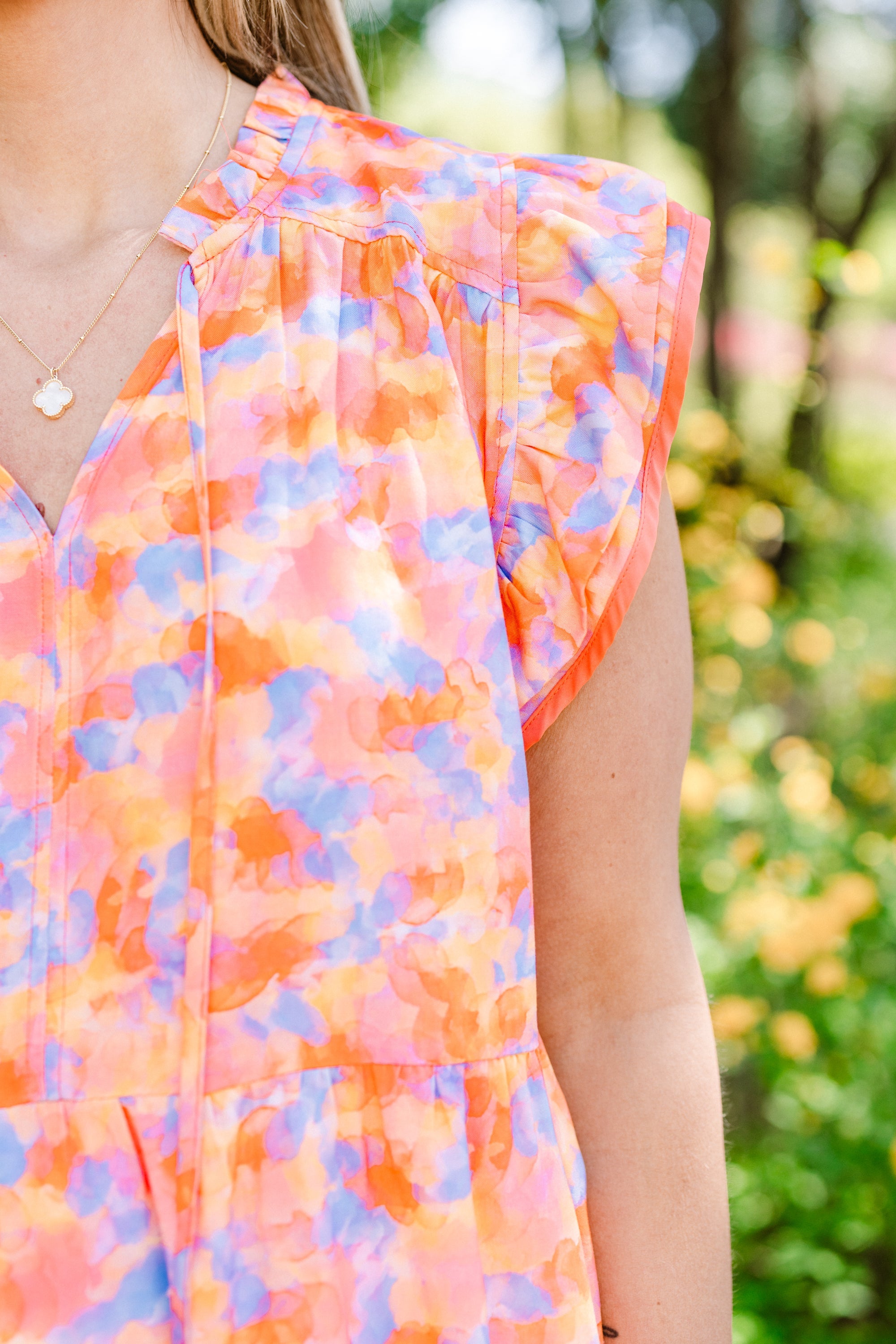 A Touch Of Grace Top, Orange