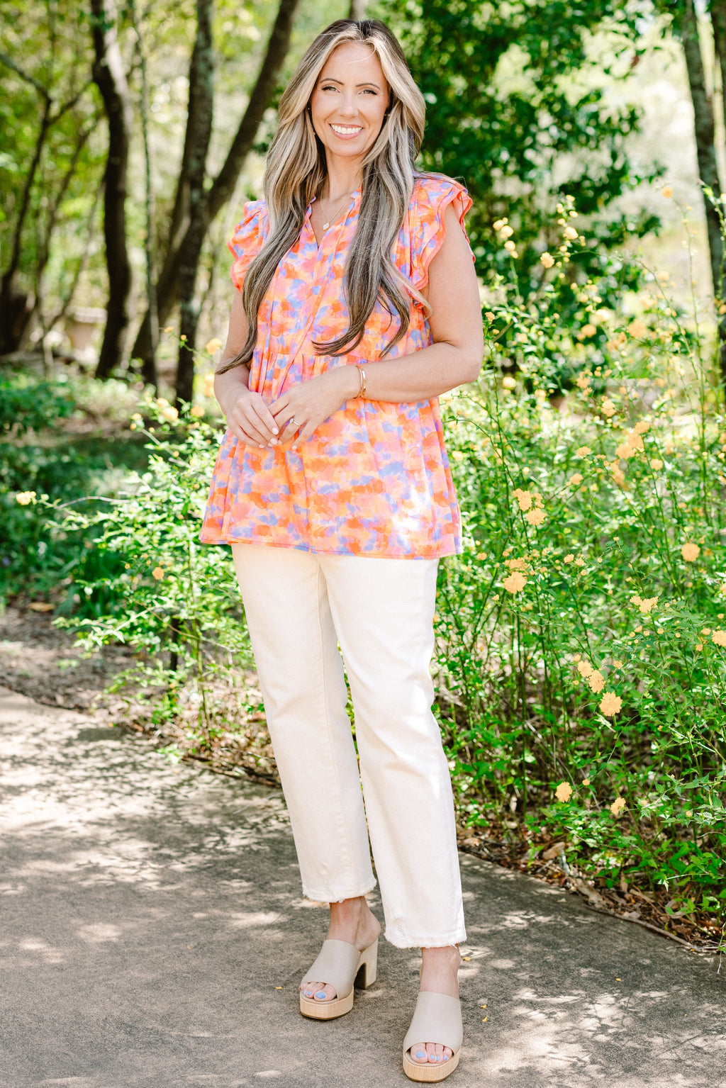 A Touch Of Grace Top, Orange