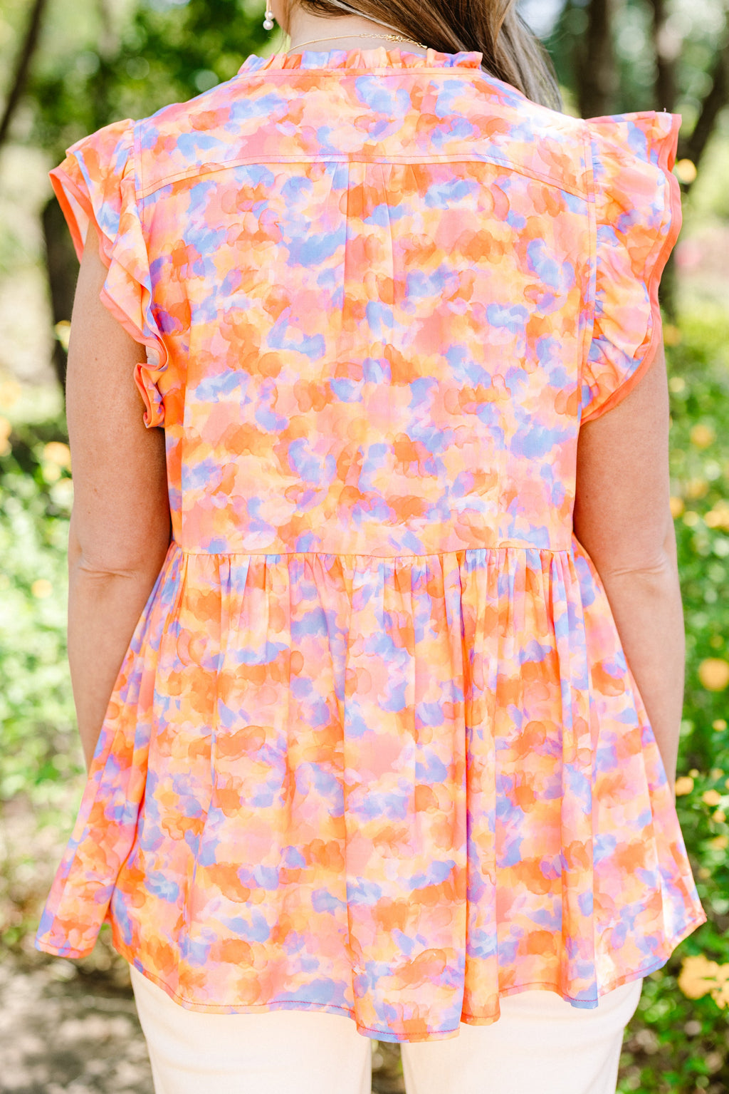 A Touch Of Grace Top, Orange
