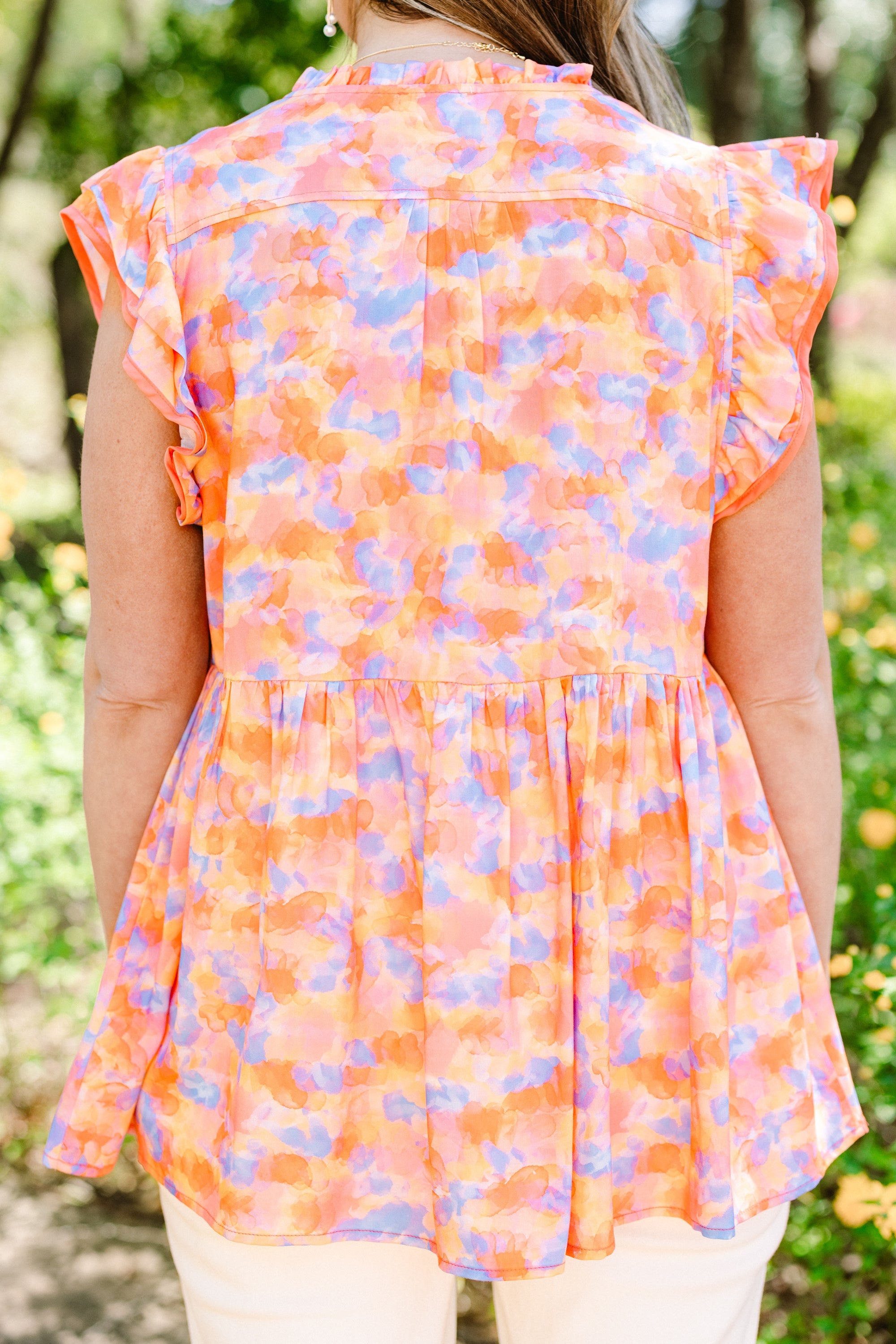 A Touch Of Grace Top, Orange