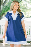 A Week Away Dress, Blue