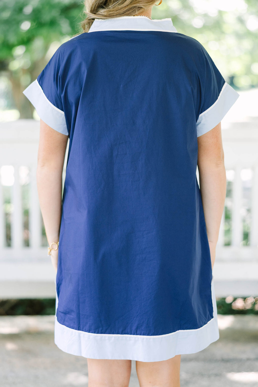 A Week Away Dress, Blue