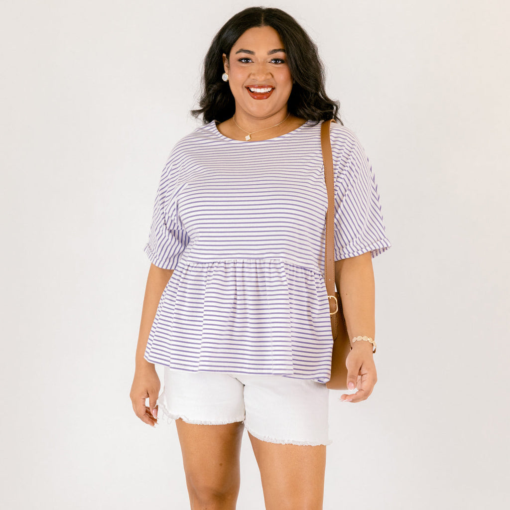 A Welcoming Smile Top, Lavender