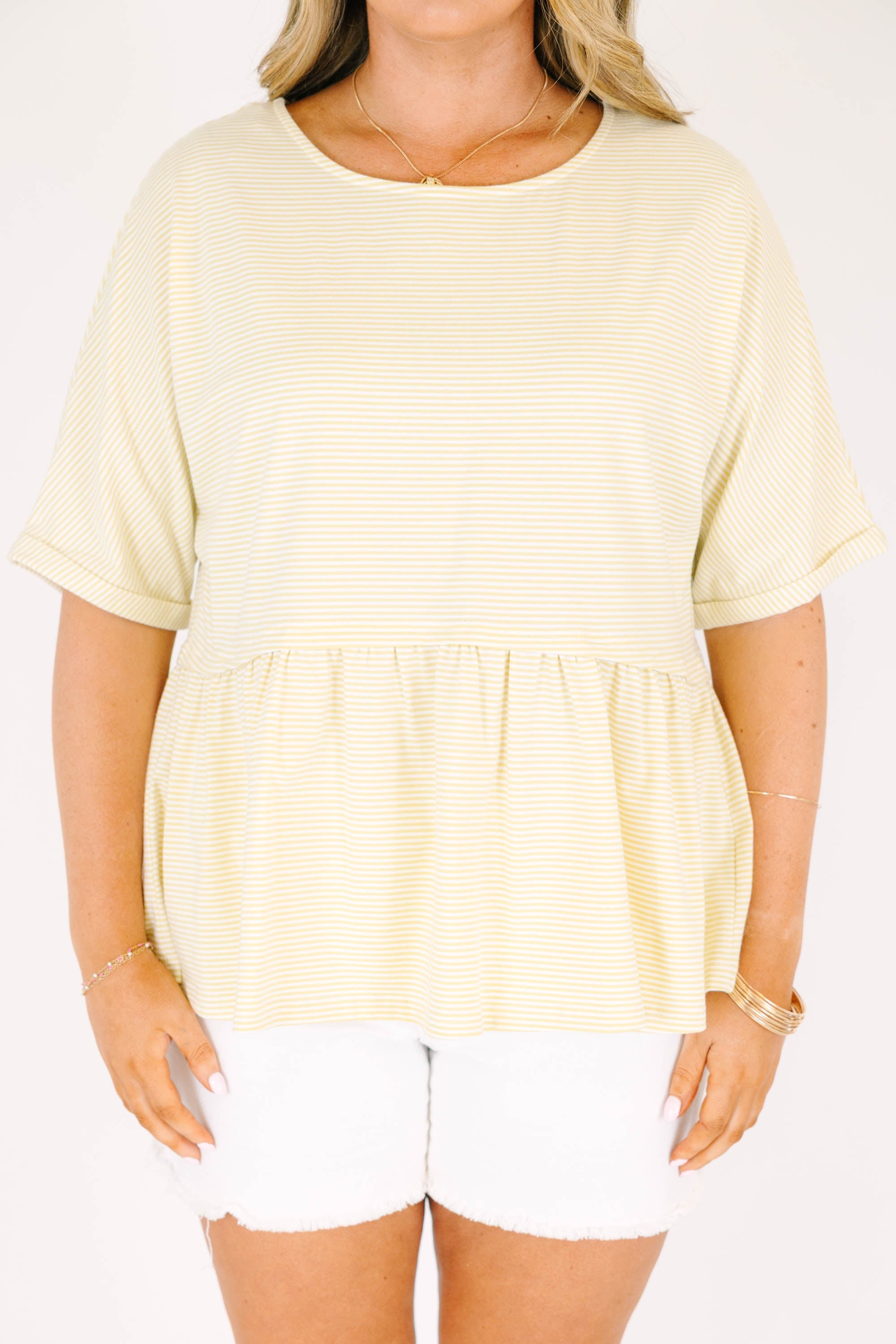 A Welcoming Smile Top, Yellow