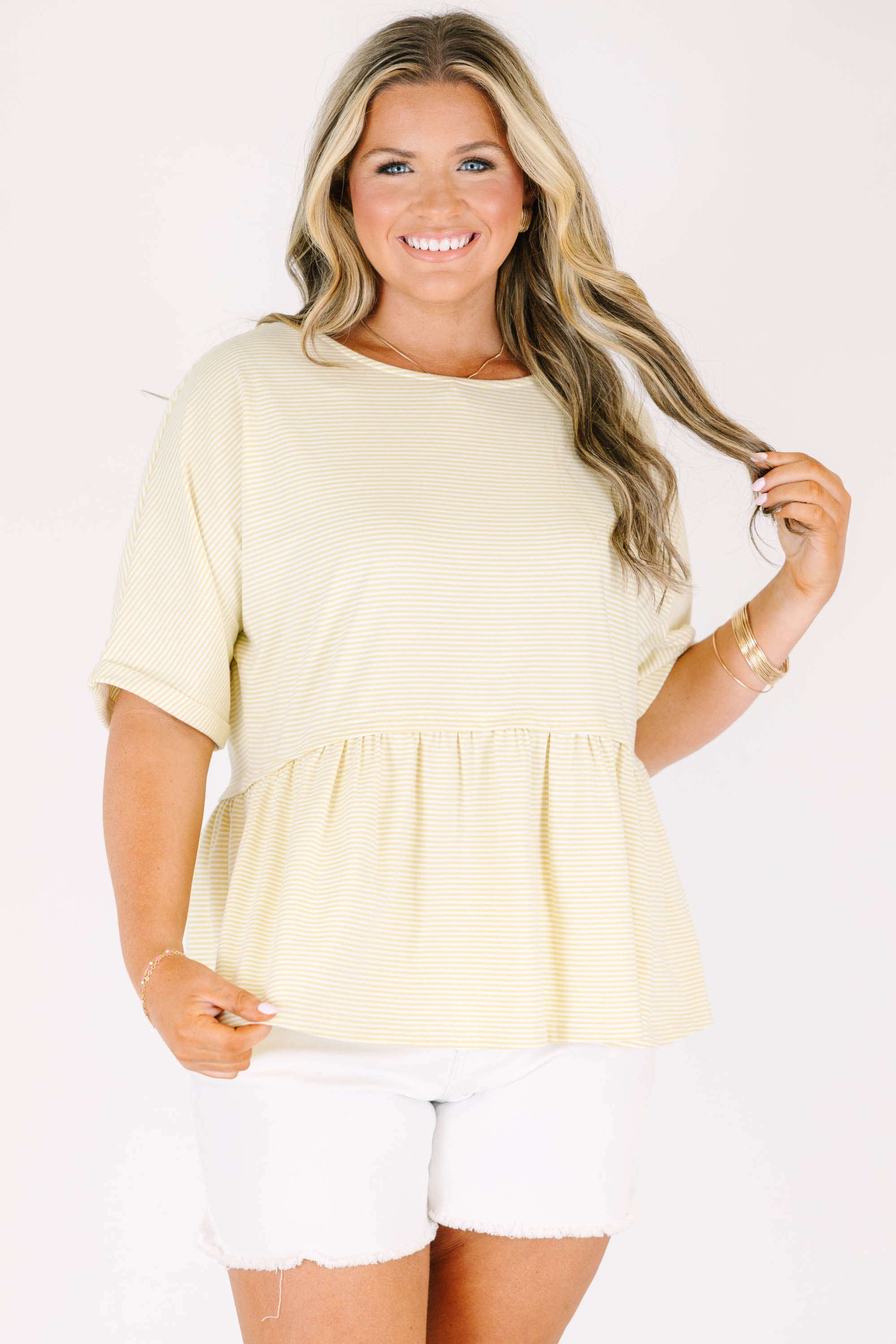 A Welcoming Smile Top, Yellow