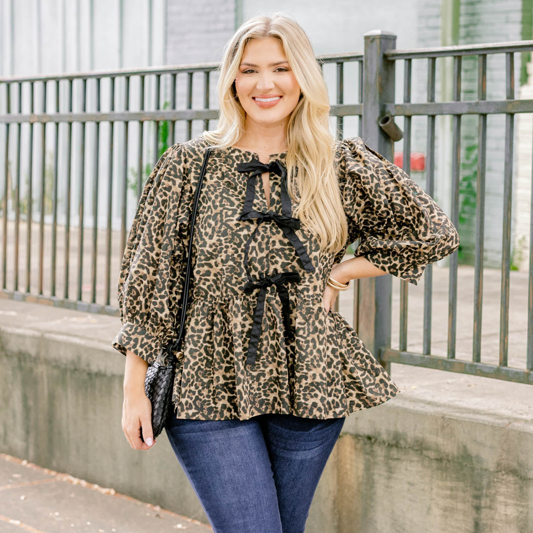 A Whole New Perspective Top, Leopard
