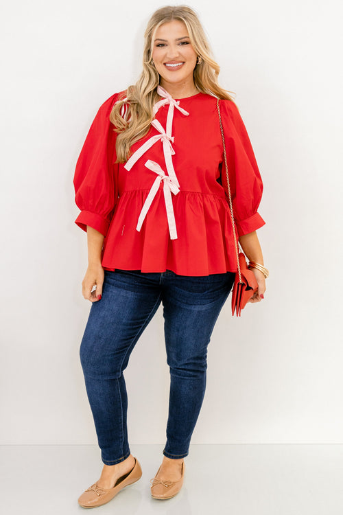 A Whole New Perspective Top, Red