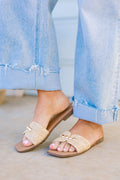 Across The Boardwalk Sandals, Natural
