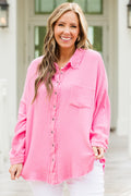 Act Of Faith Top, Candy Pink