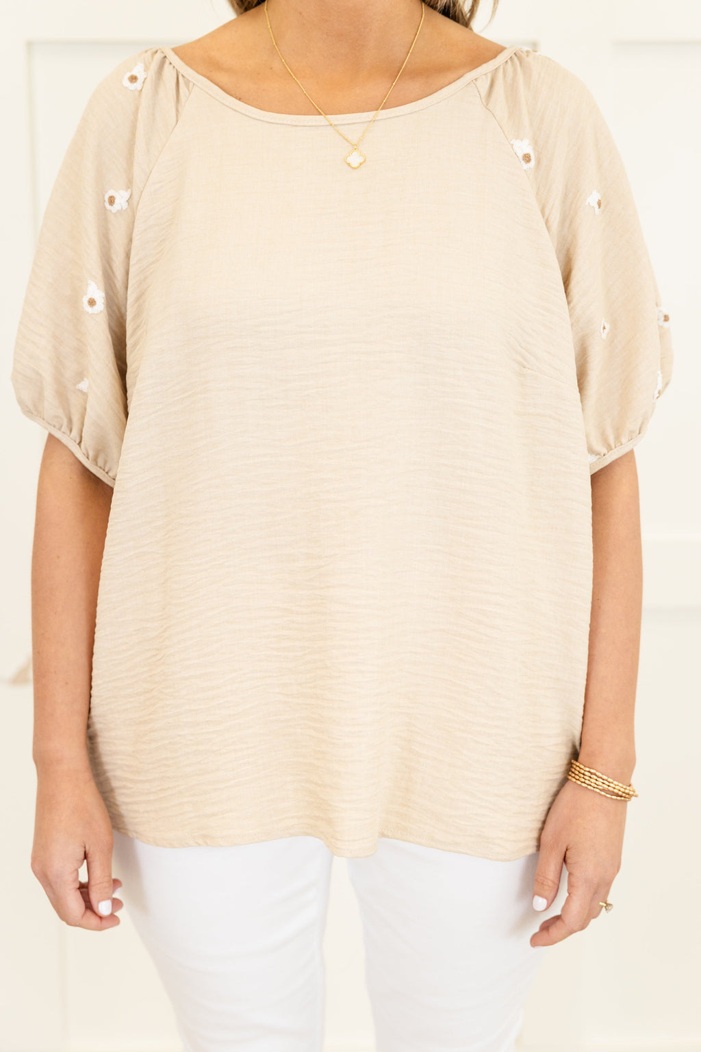 Acts Of Grace Top, Beige