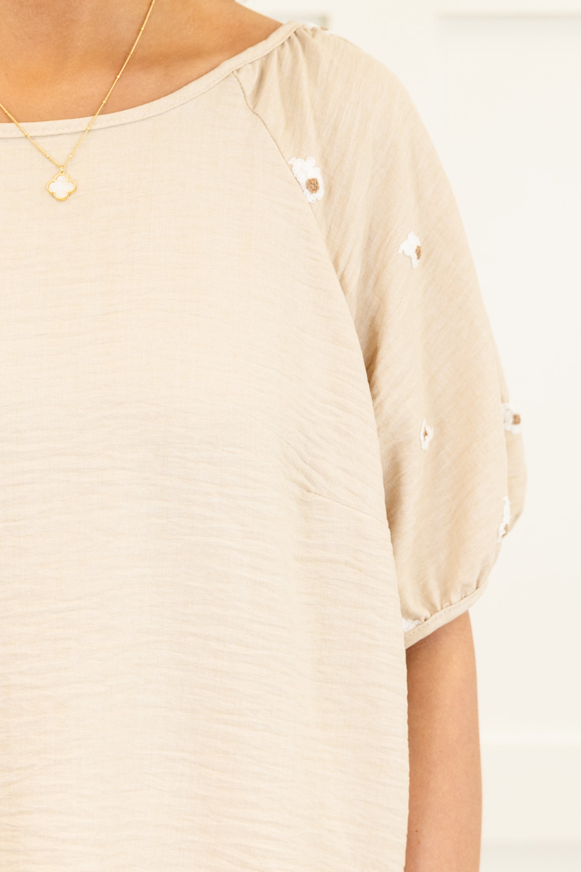 Acts Of Grace Top, Beige
