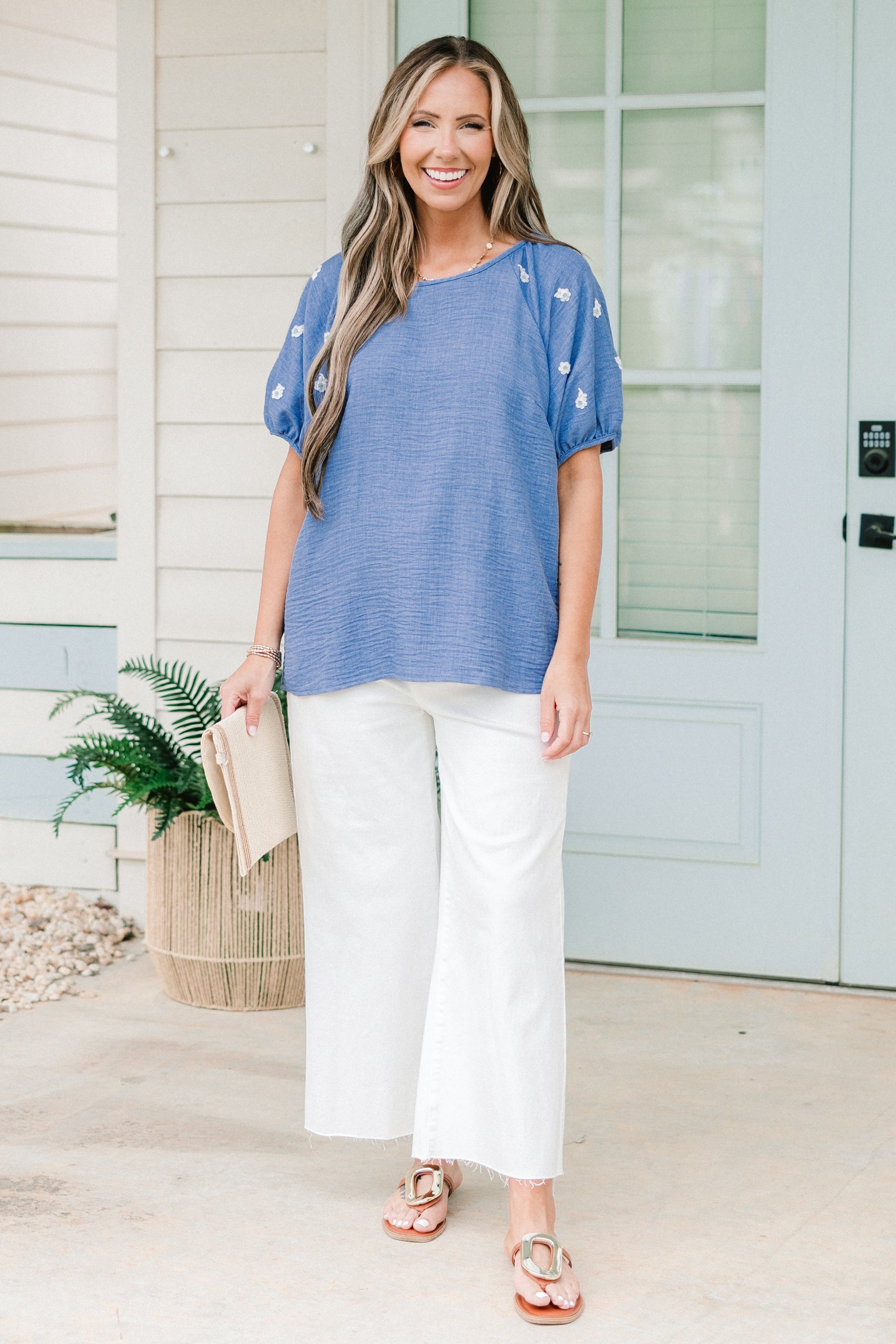 Acts Of Grace Top, Blue