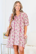 Add Up My Love Dress, Pink