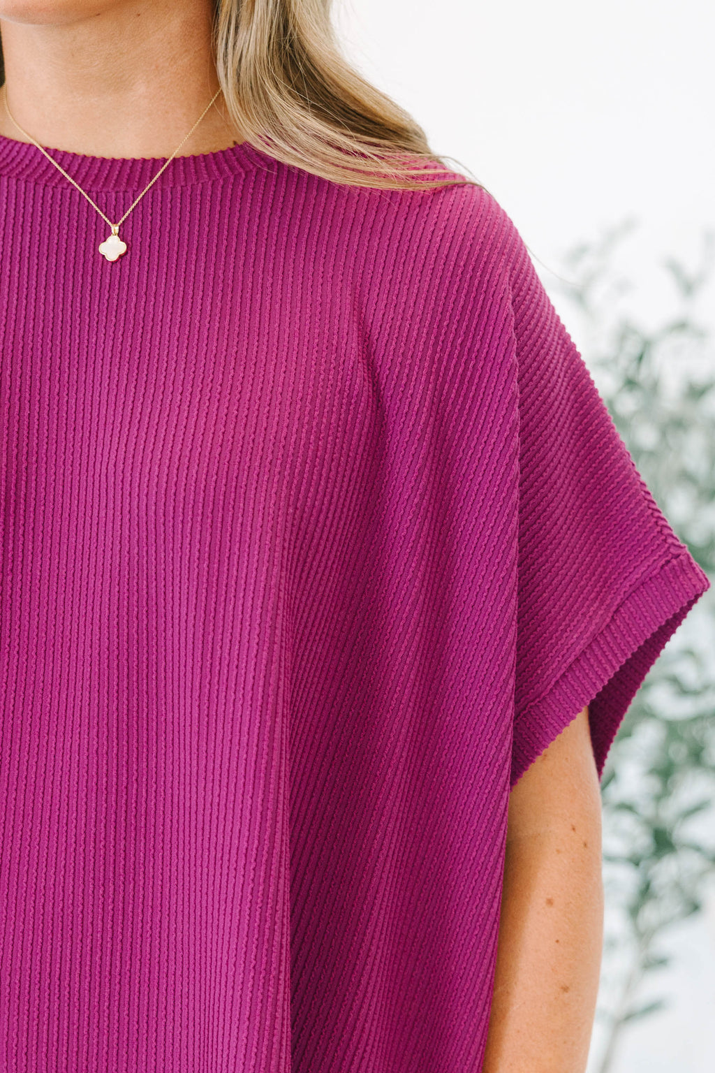 All About Knits Top, Berry