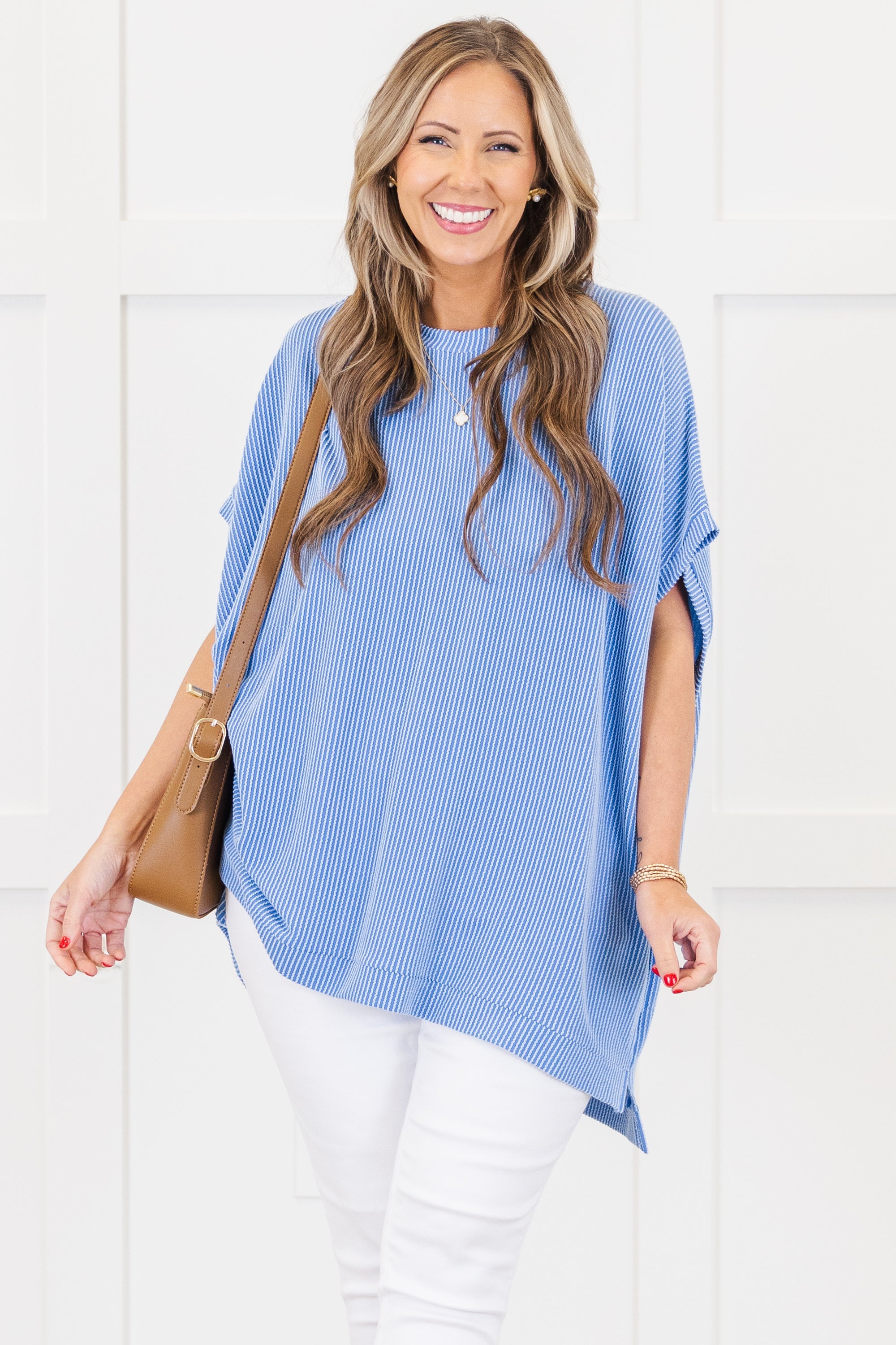 All About Knits Top, Blue