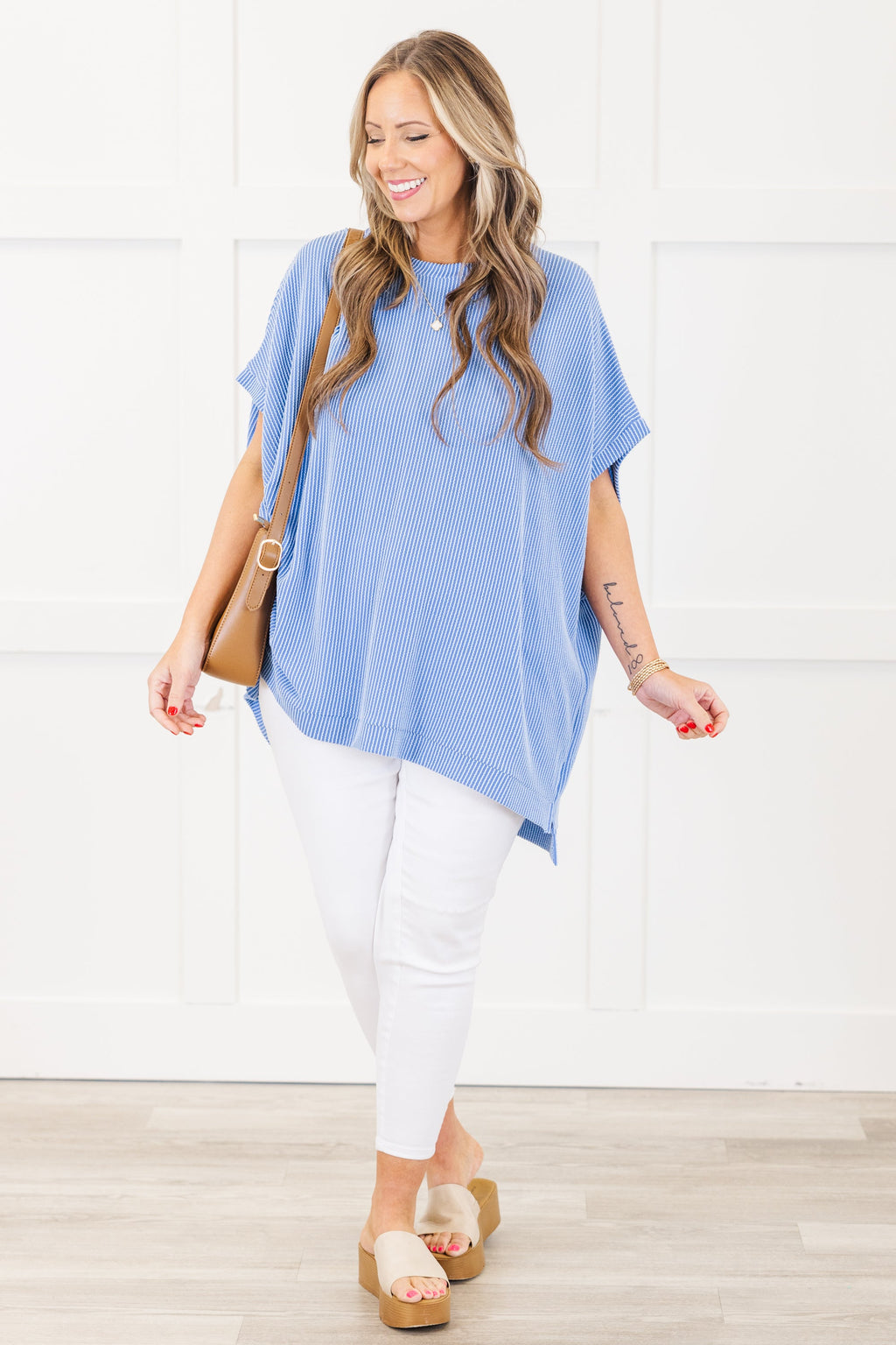All About Knits Top, Blue