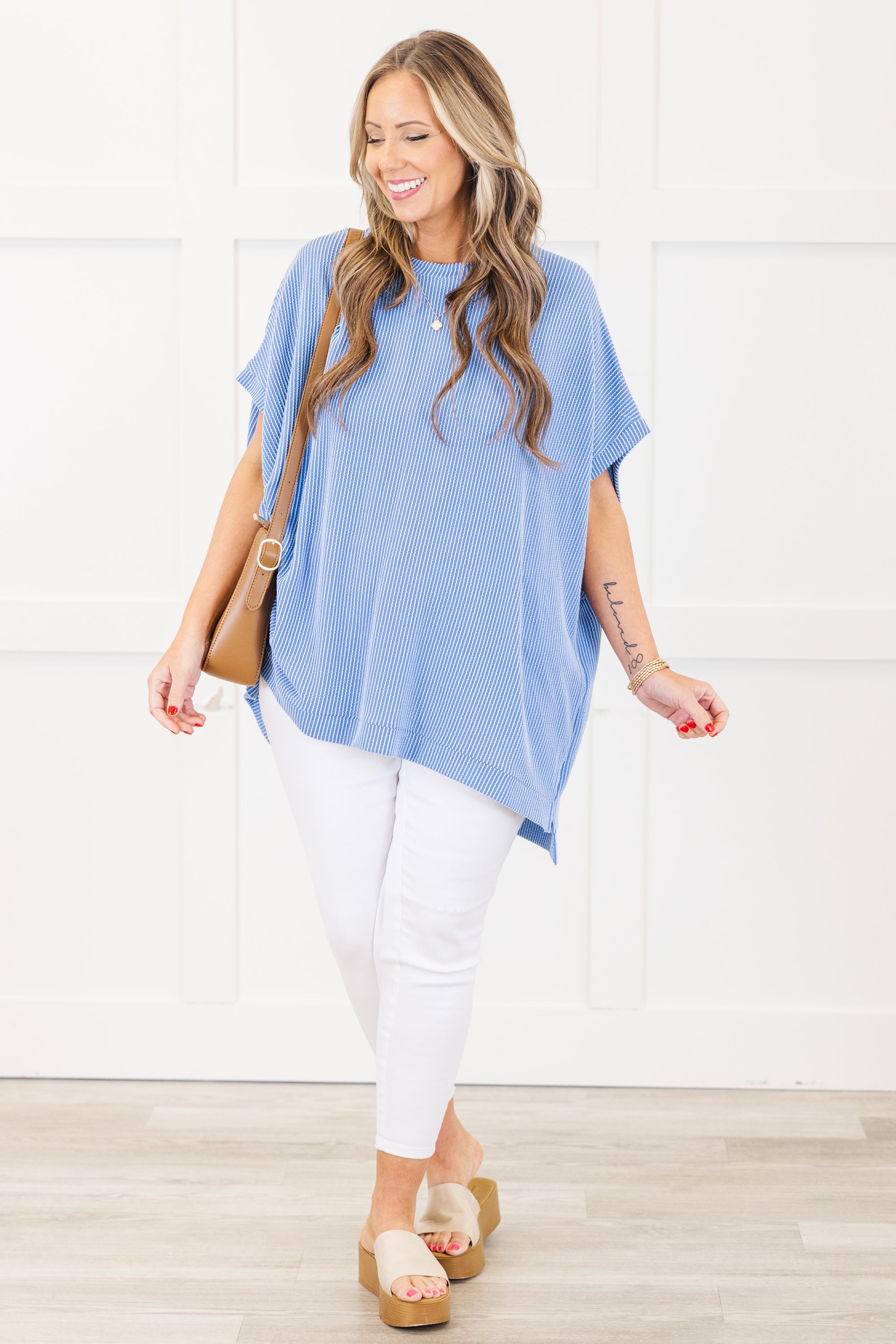 All About Knits Top, Blue