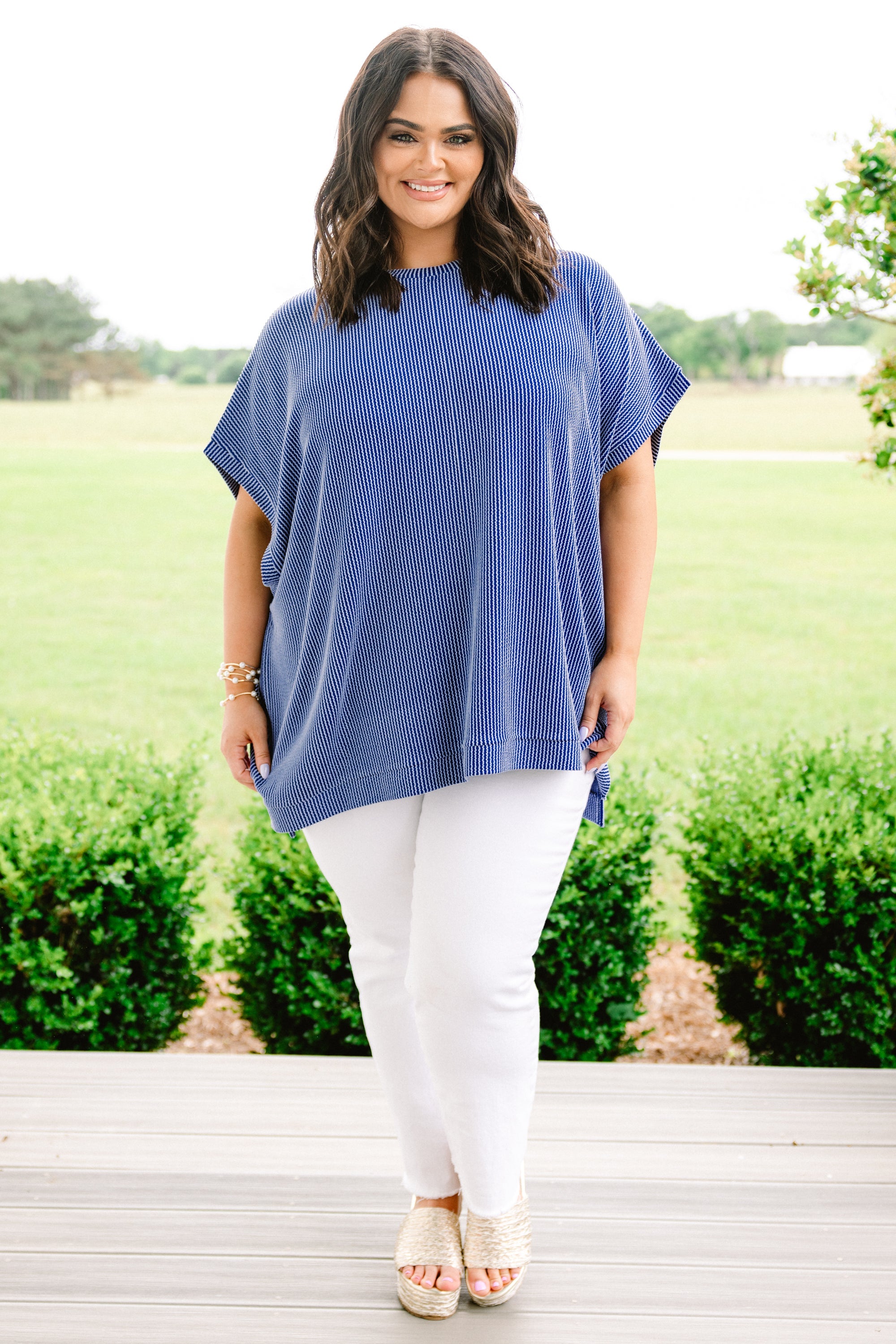 All About Knits Top, Dark Blue