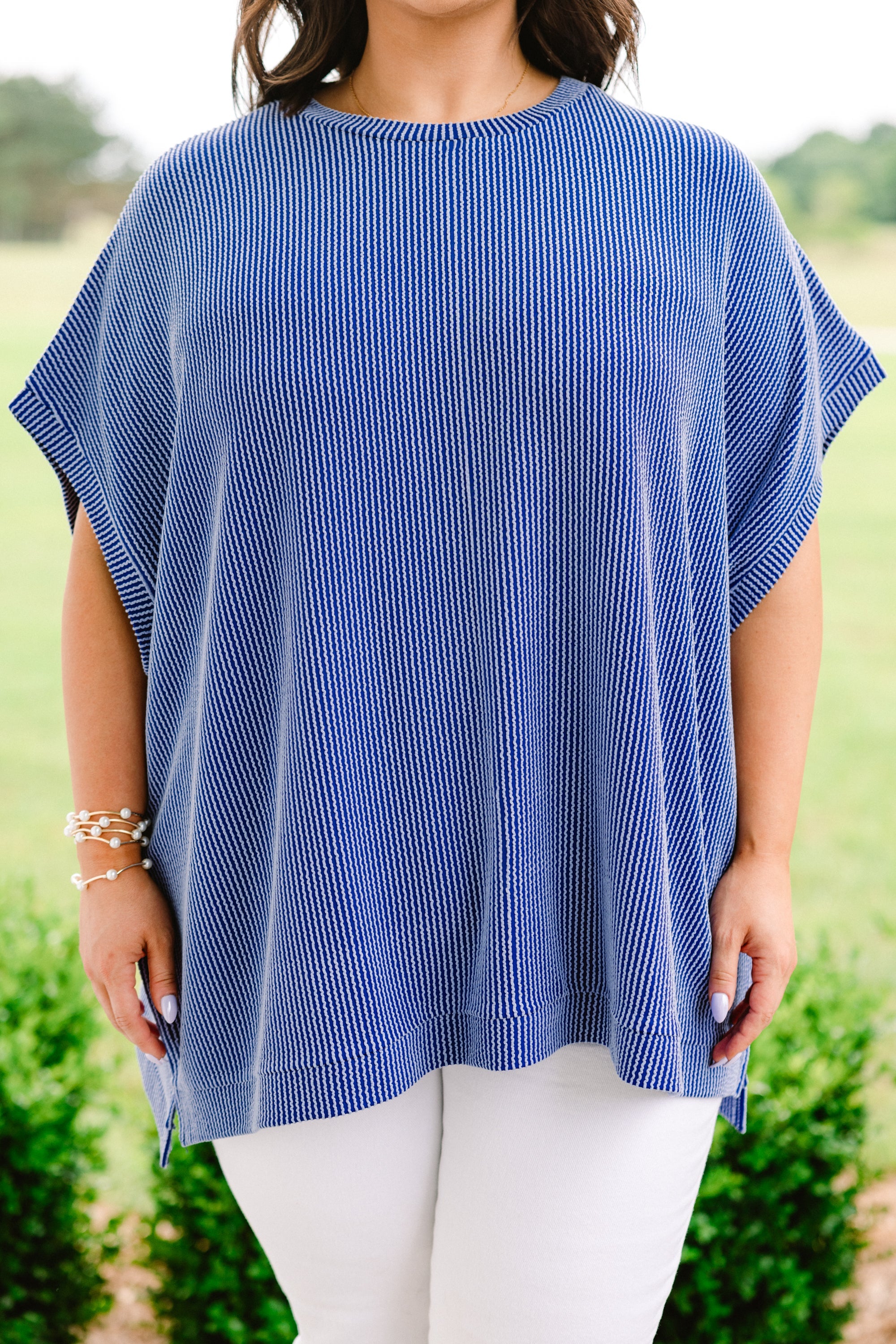 All About Knits Top, Dark Blue