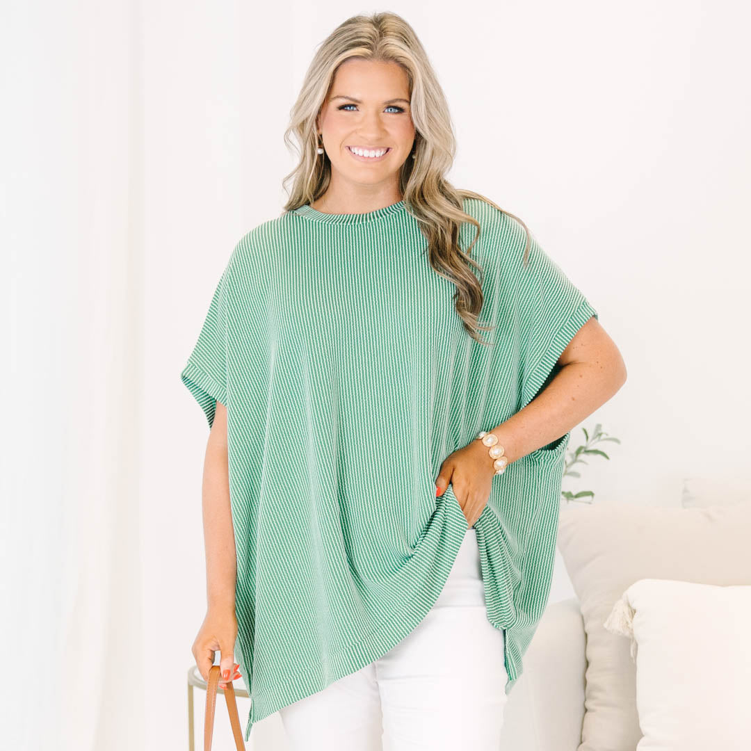 All About Knits Top, Green