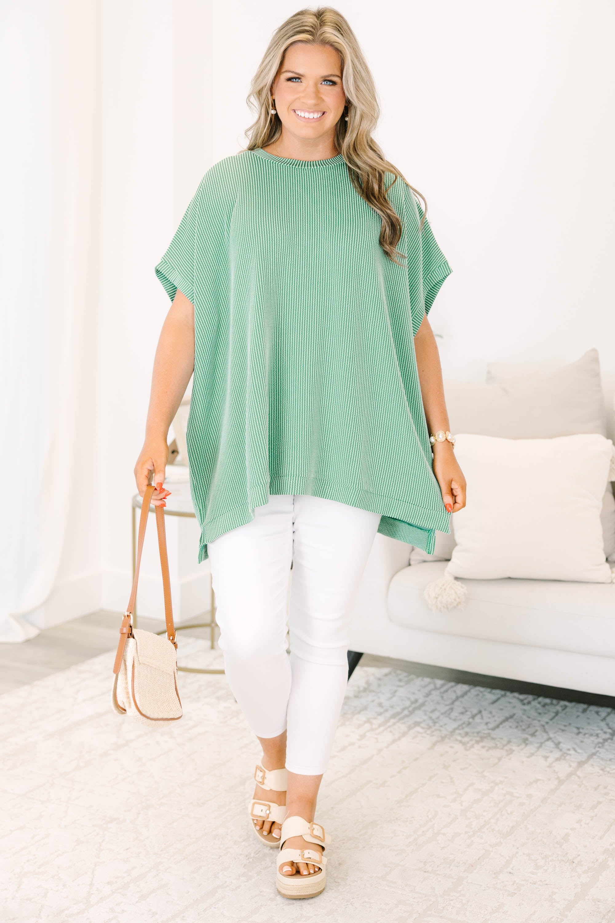 All About Knits Top, Green