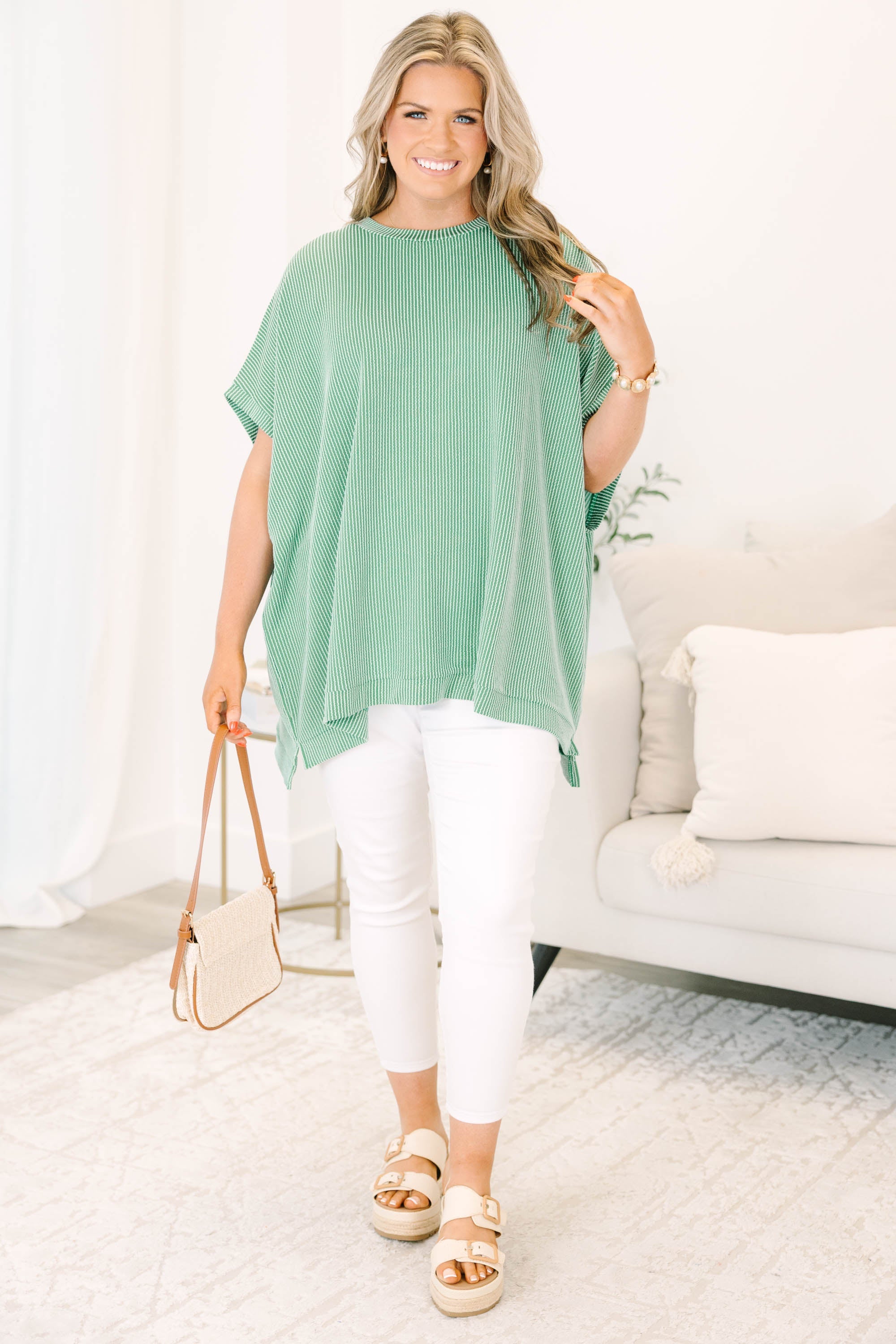 All About Knits Top, Green