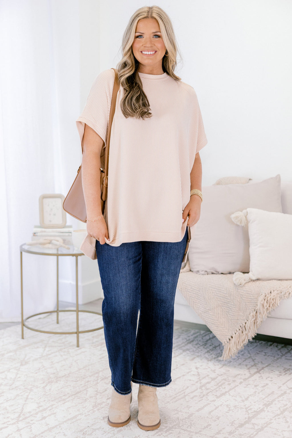 All About Knits Top, Taupe