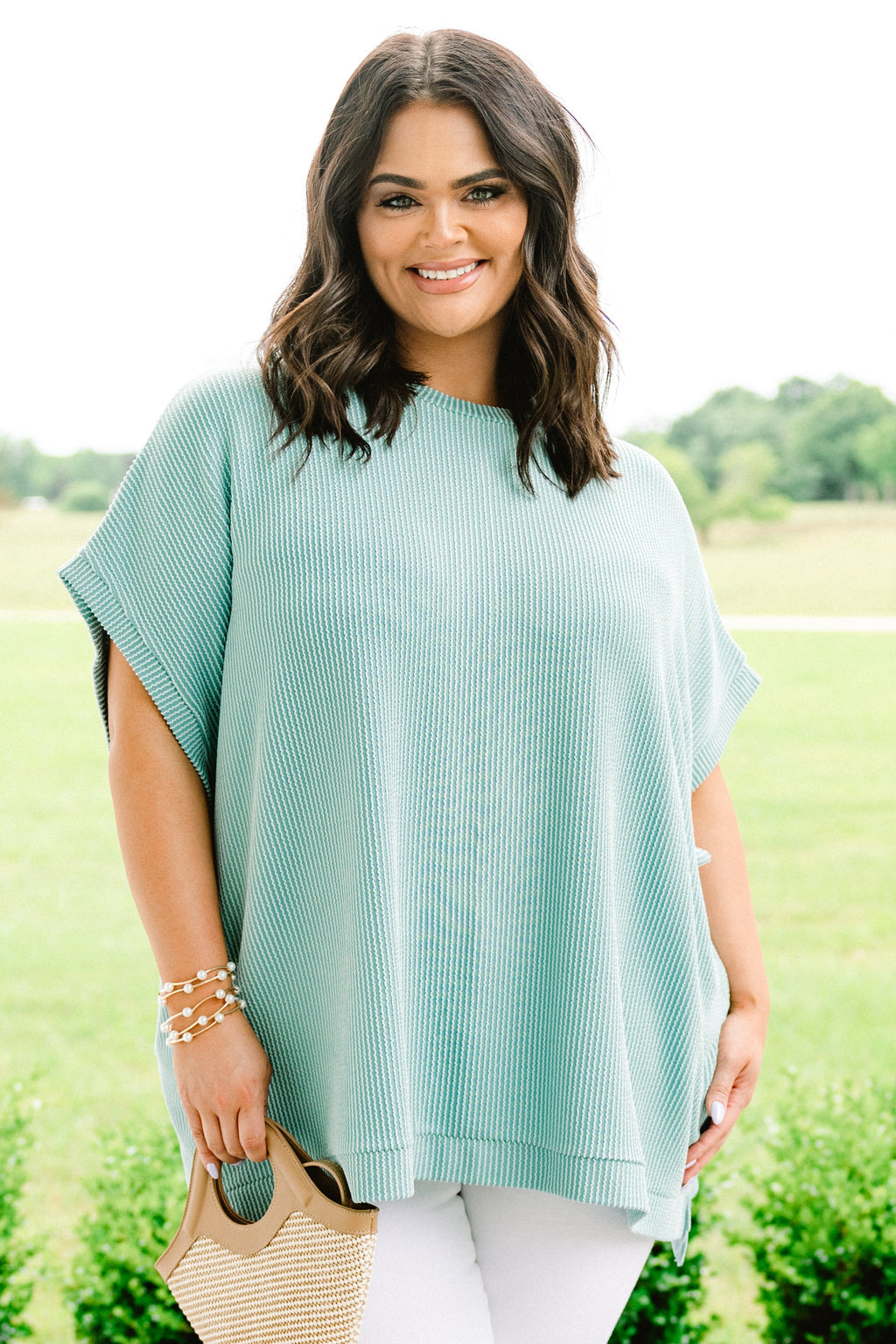All About Knits Top, Turquoise