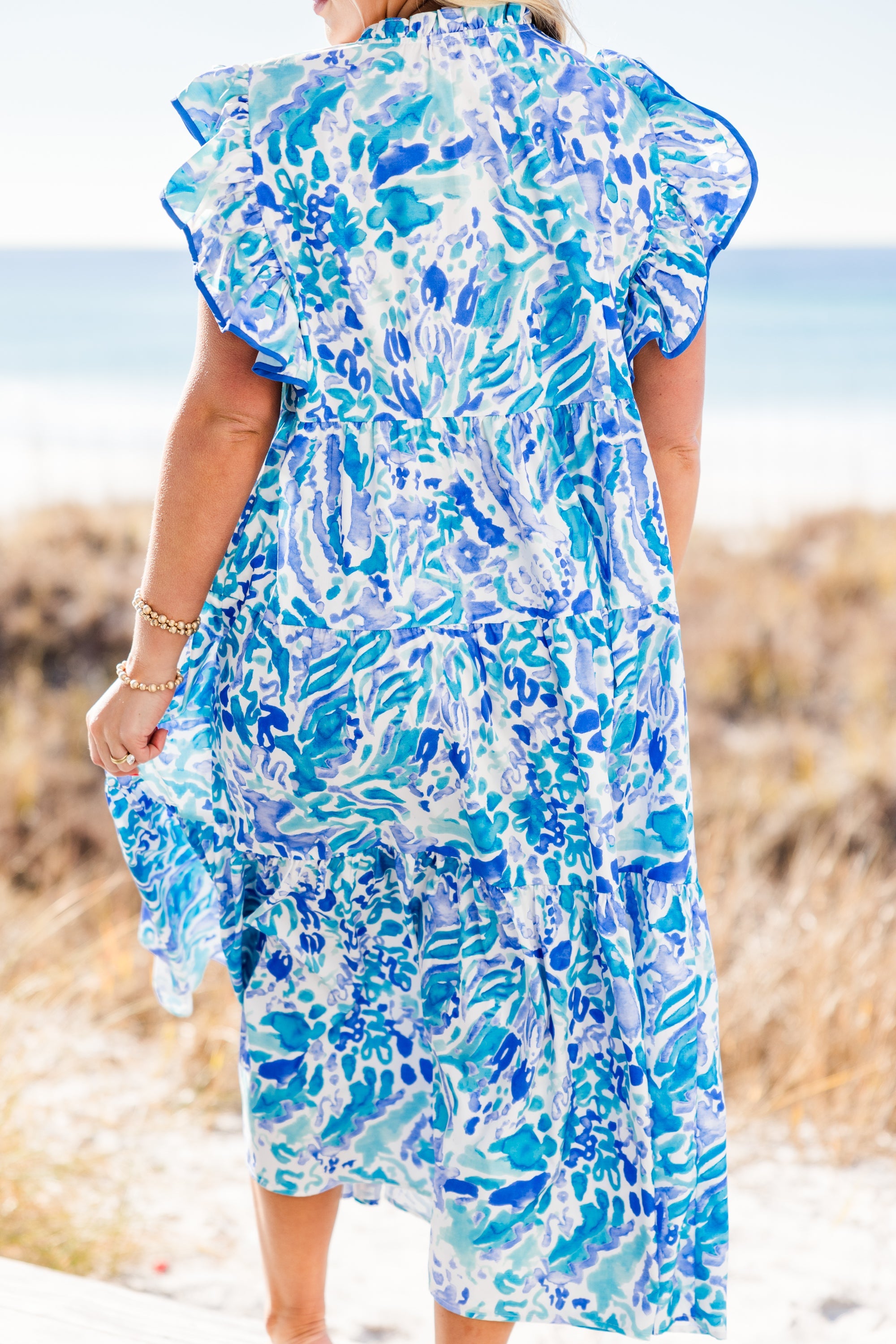 All About Last Night Dress, Blue