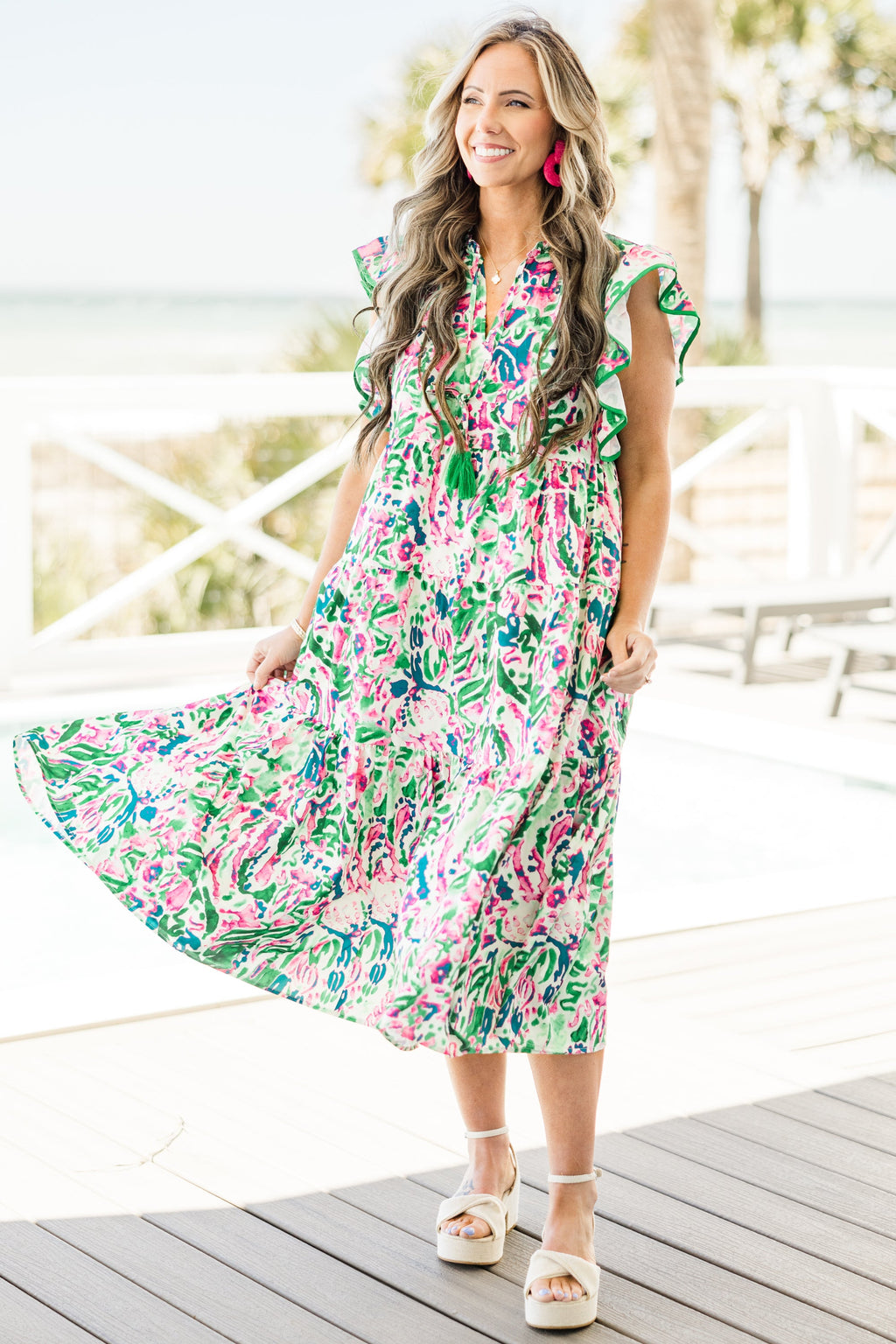 All About Last Night Dress, Green