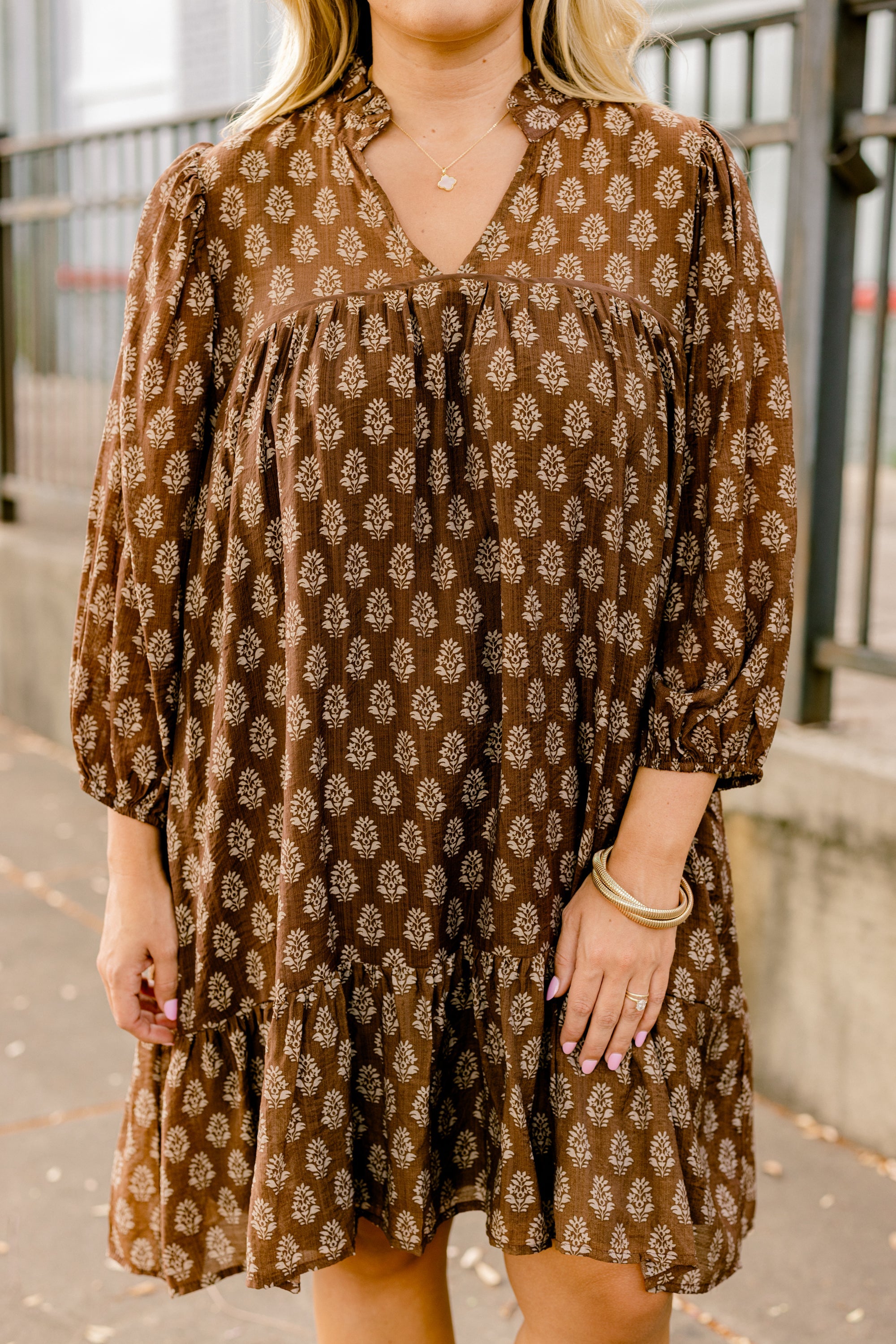 All Around Dress, Brown