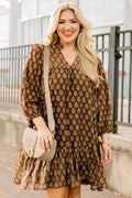 All Around Dress, Brown