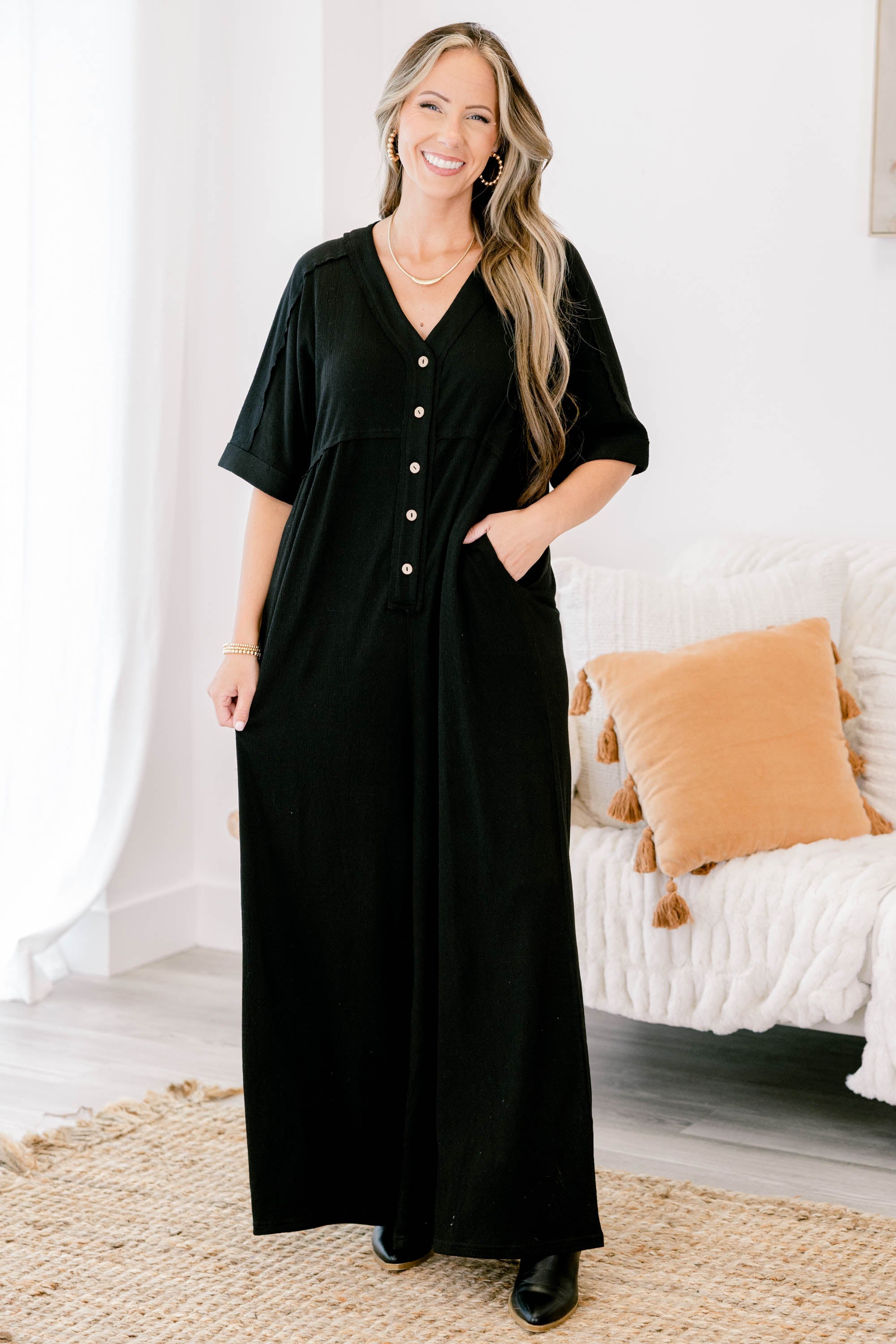 All Clear Jumpsuit, Black