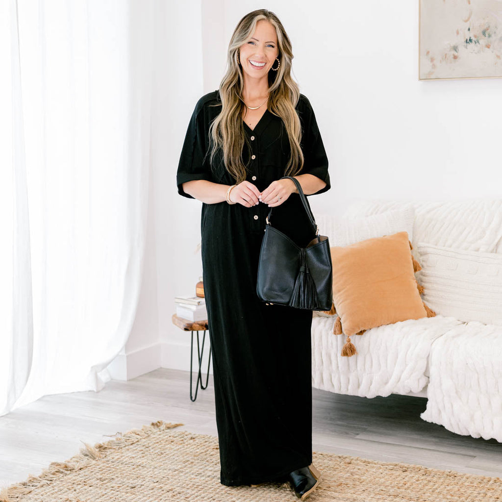 All Clear Jumpsuit, Black