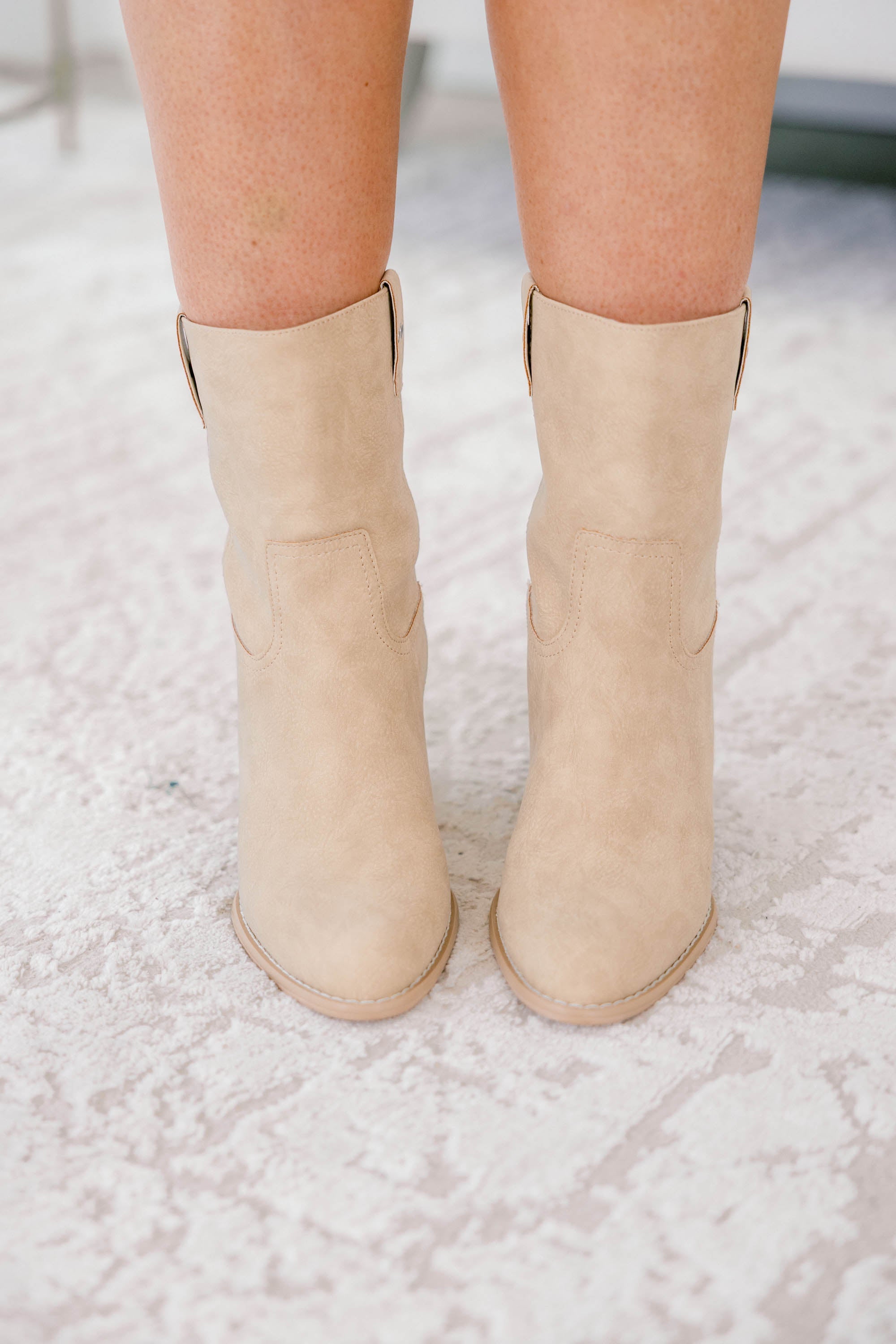 All Comes Down To You Booties, Khaki