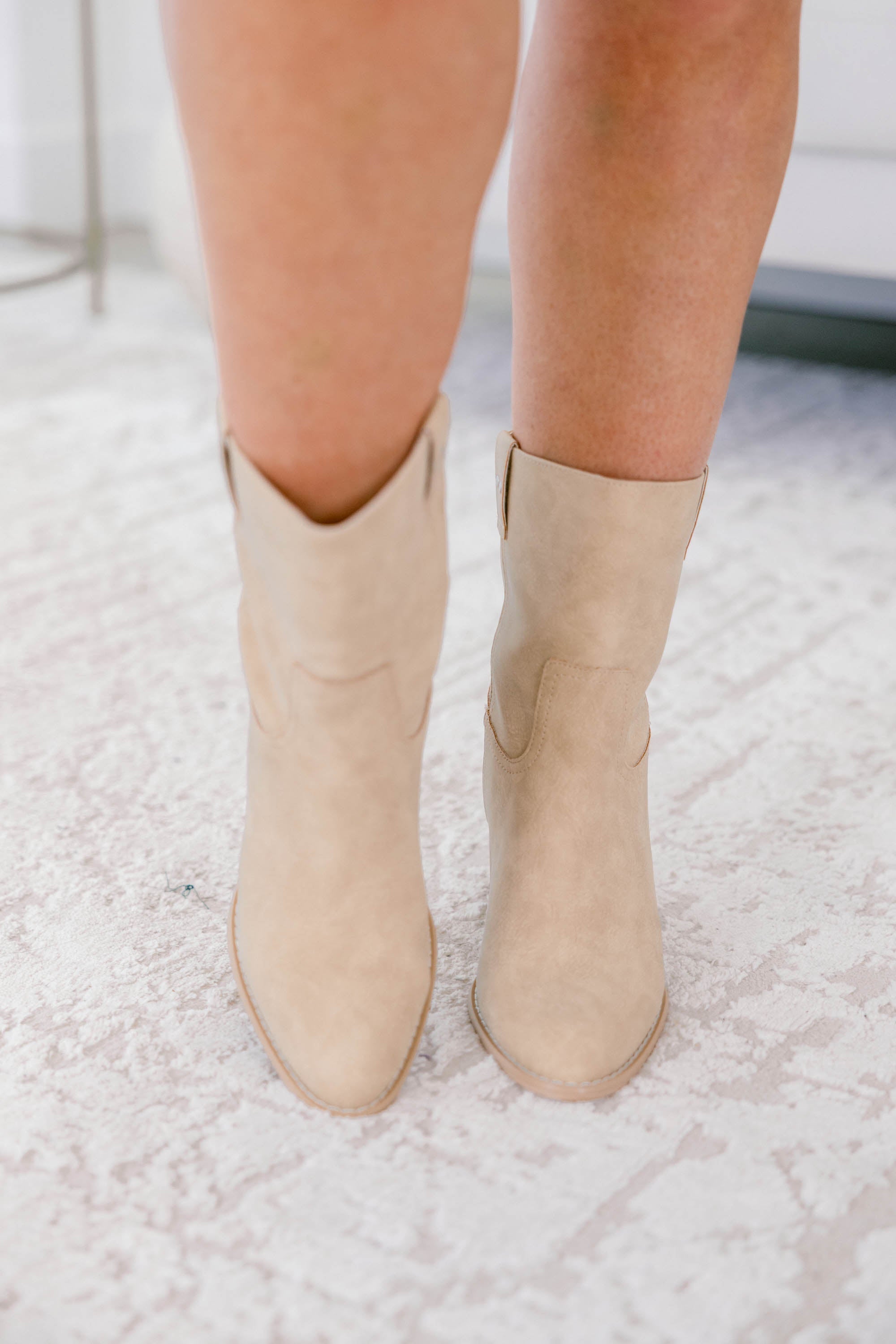 All Comes Down To You Booties, Khaki