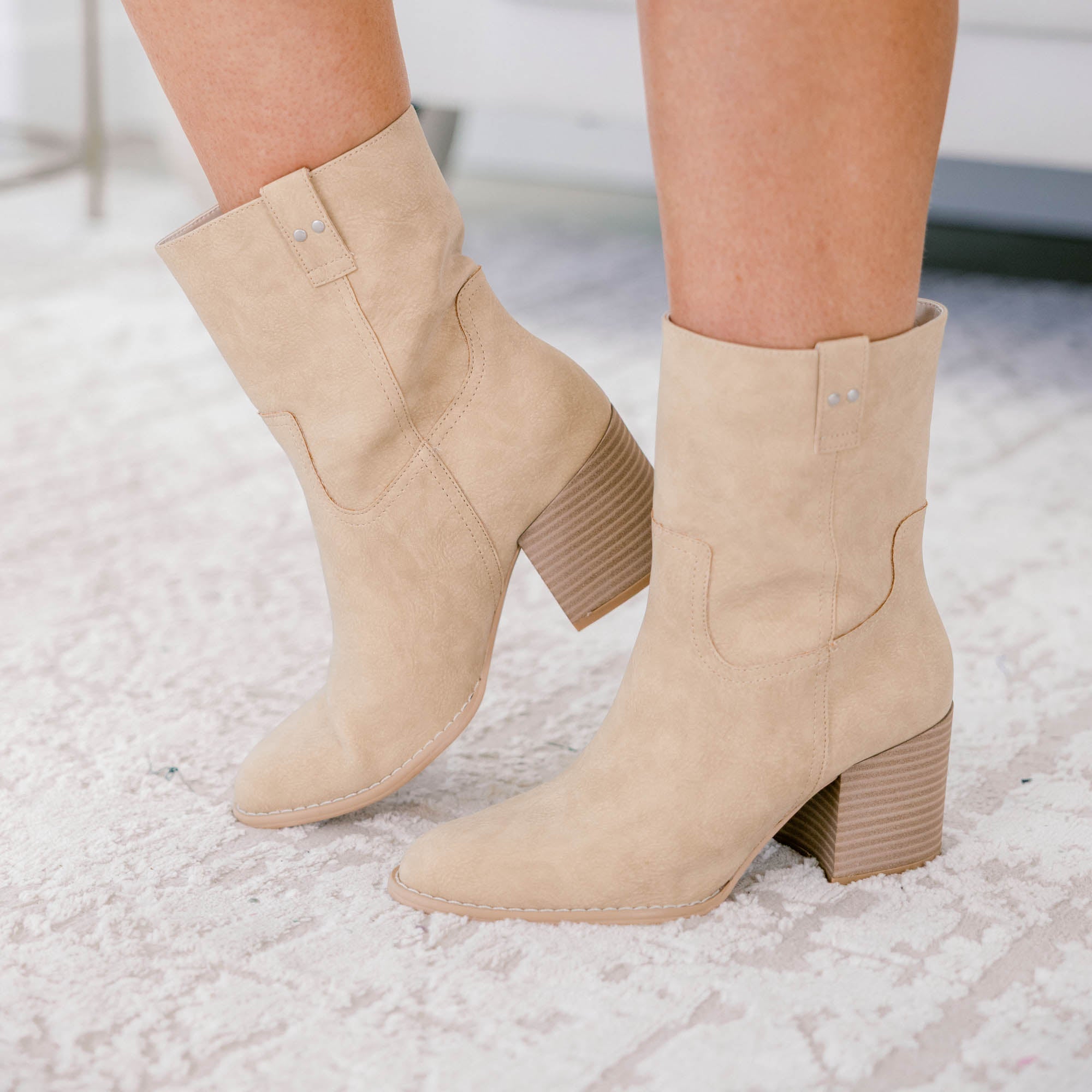 All Comes Down To You Booties, Khaki