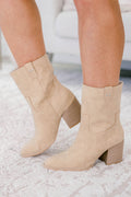 All Comes Down To You Booties, Khaki